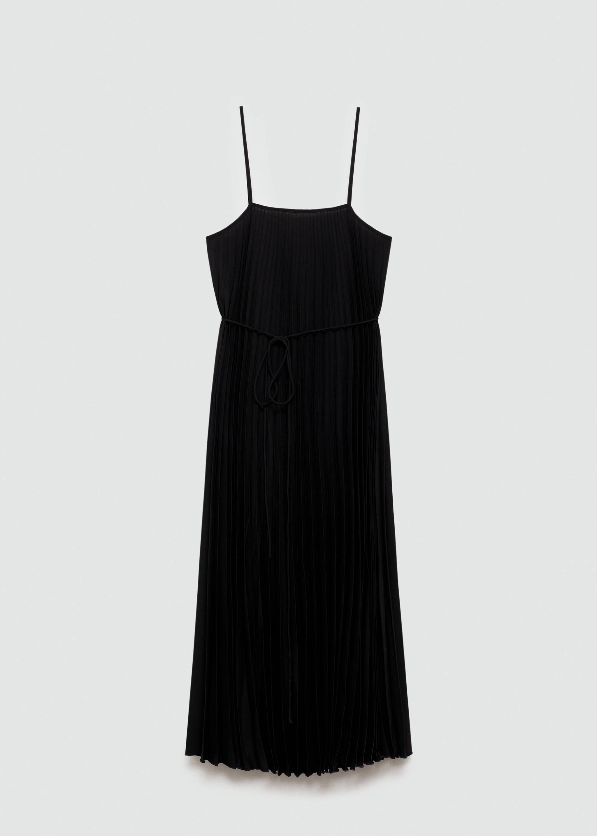 Pleated dress with bow - Article without model