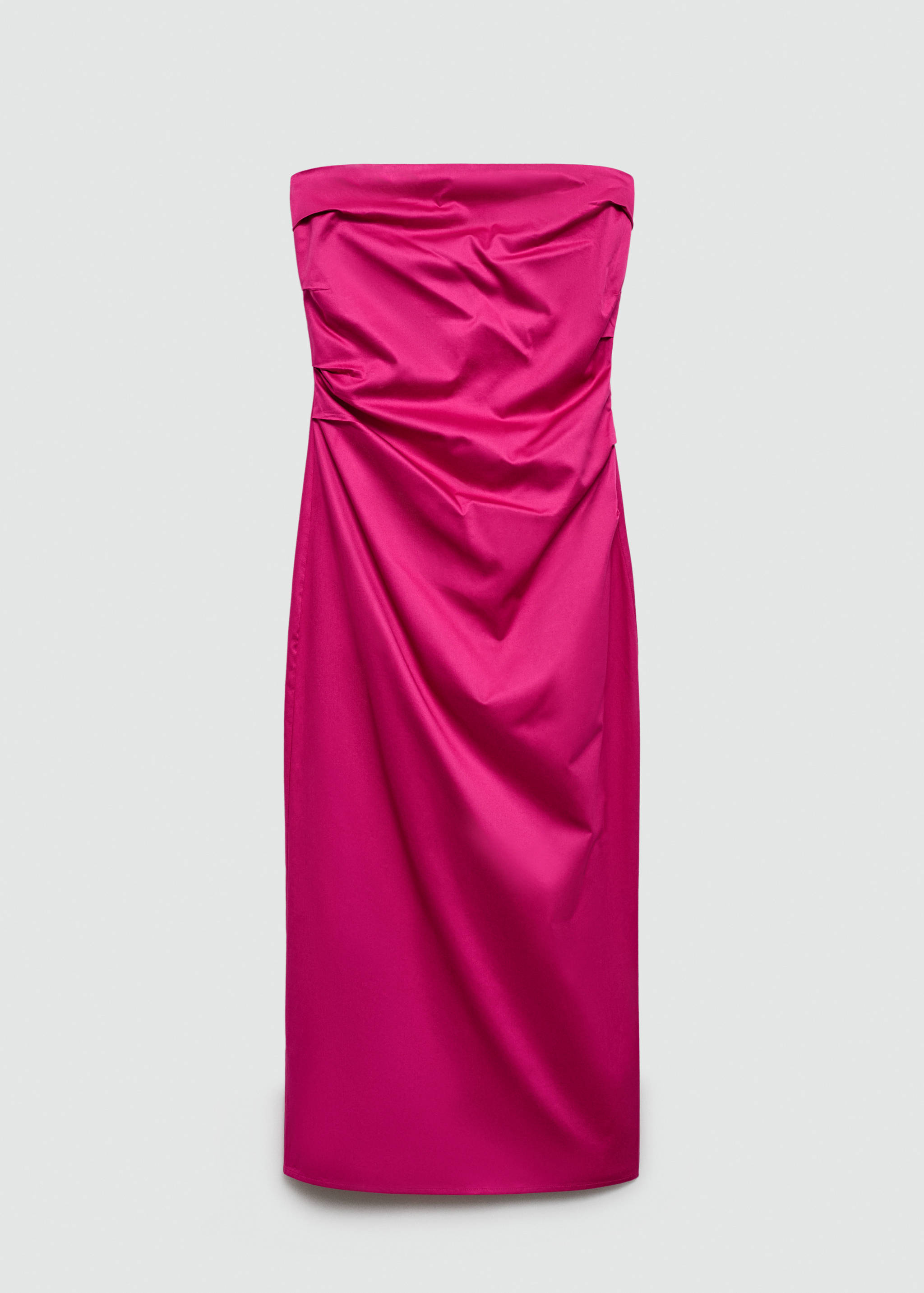 Draped strapless dress - Article without model