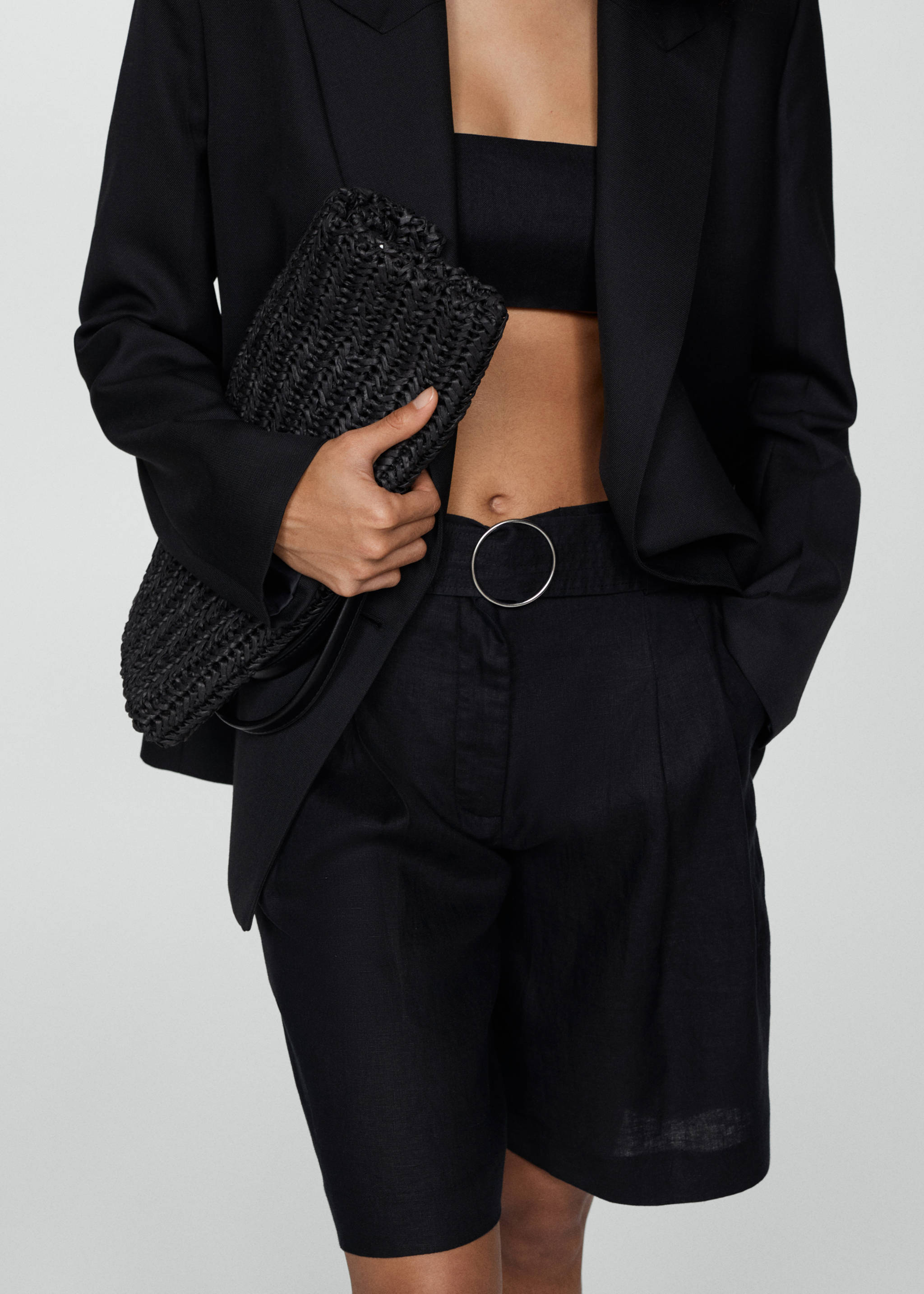 Bermuda lin ceinture - Détail de l'article 1