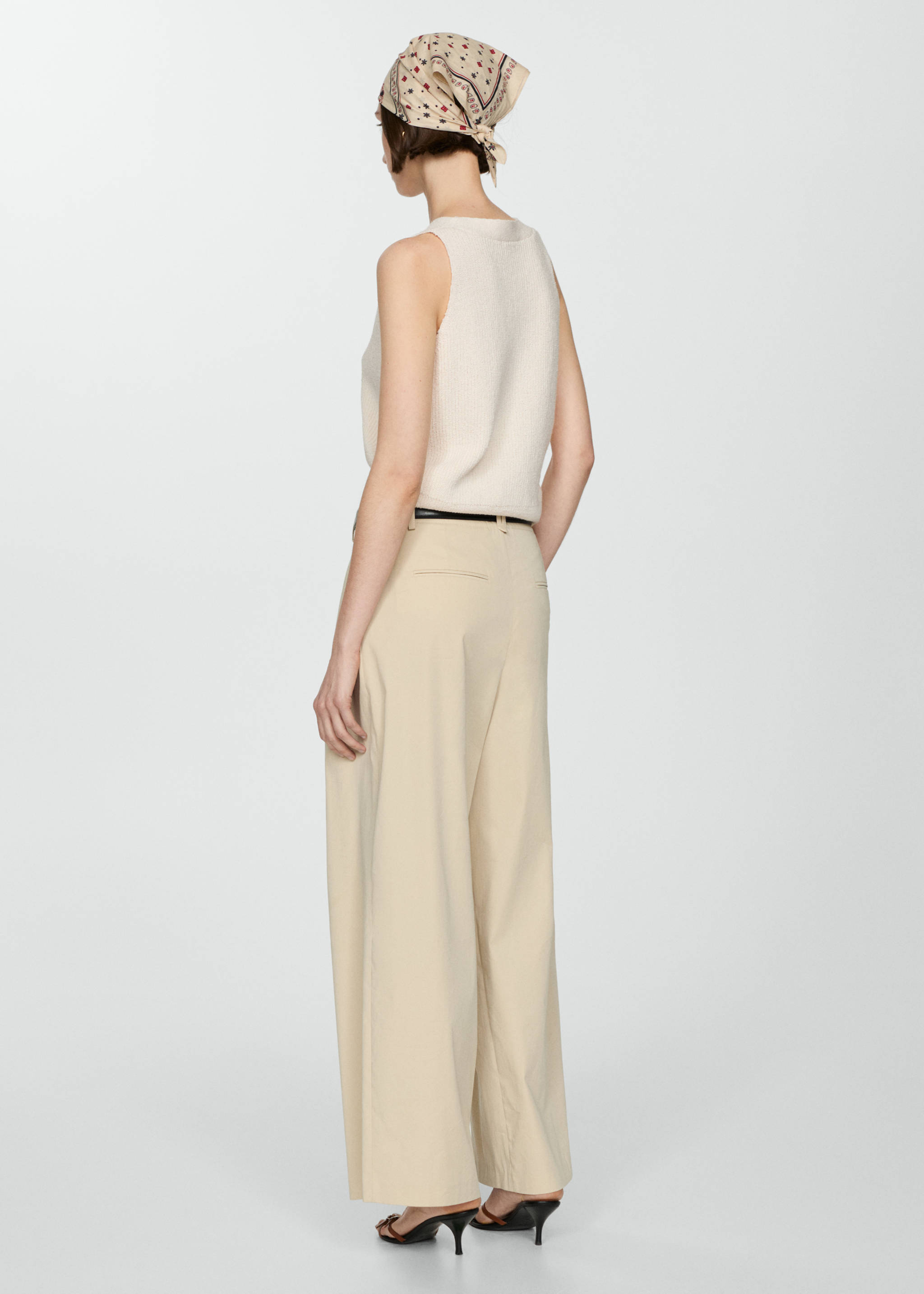 Ribbed jersey jacket - Reverse of the article