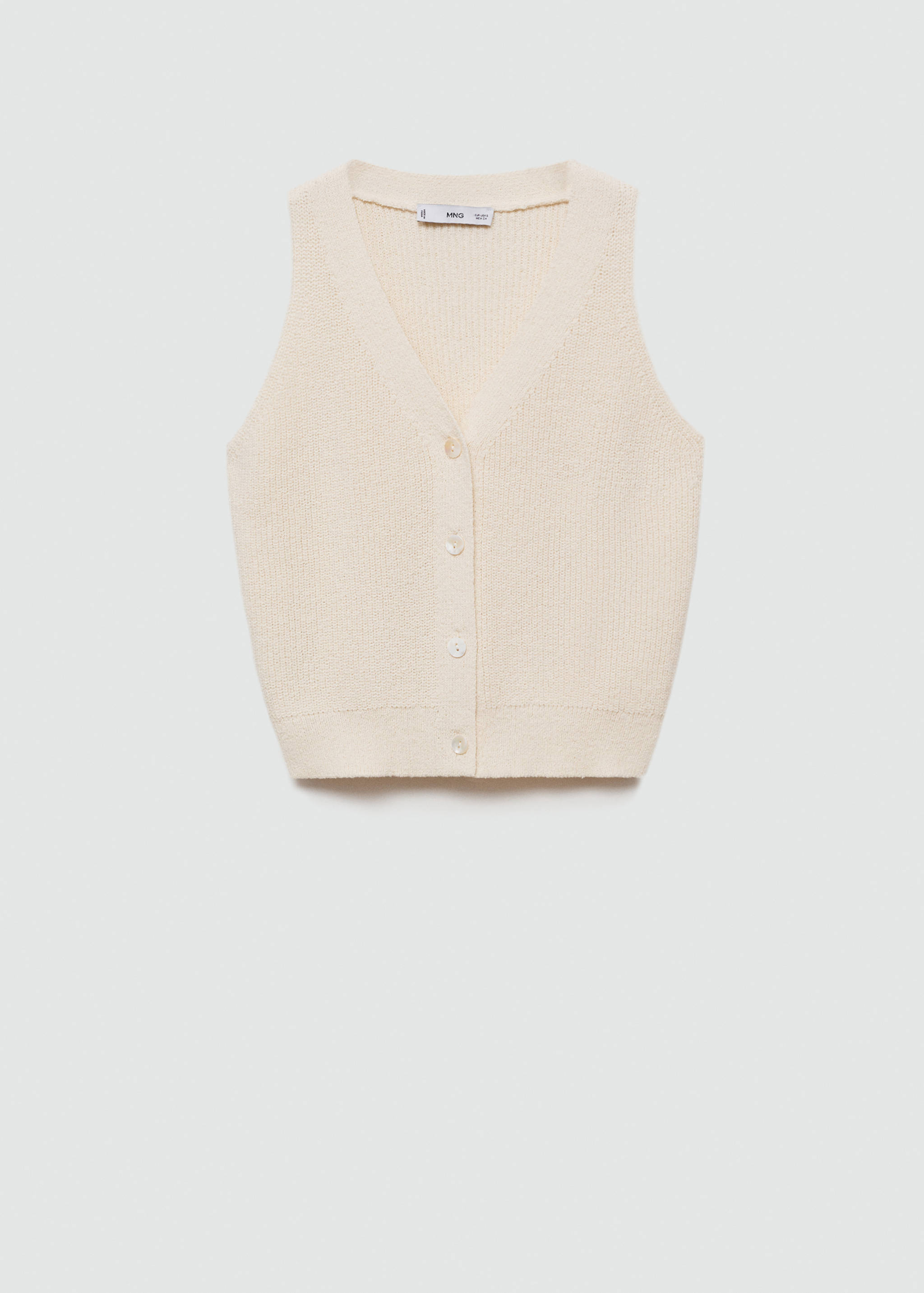 Ribbed jersey jacket - Article without model