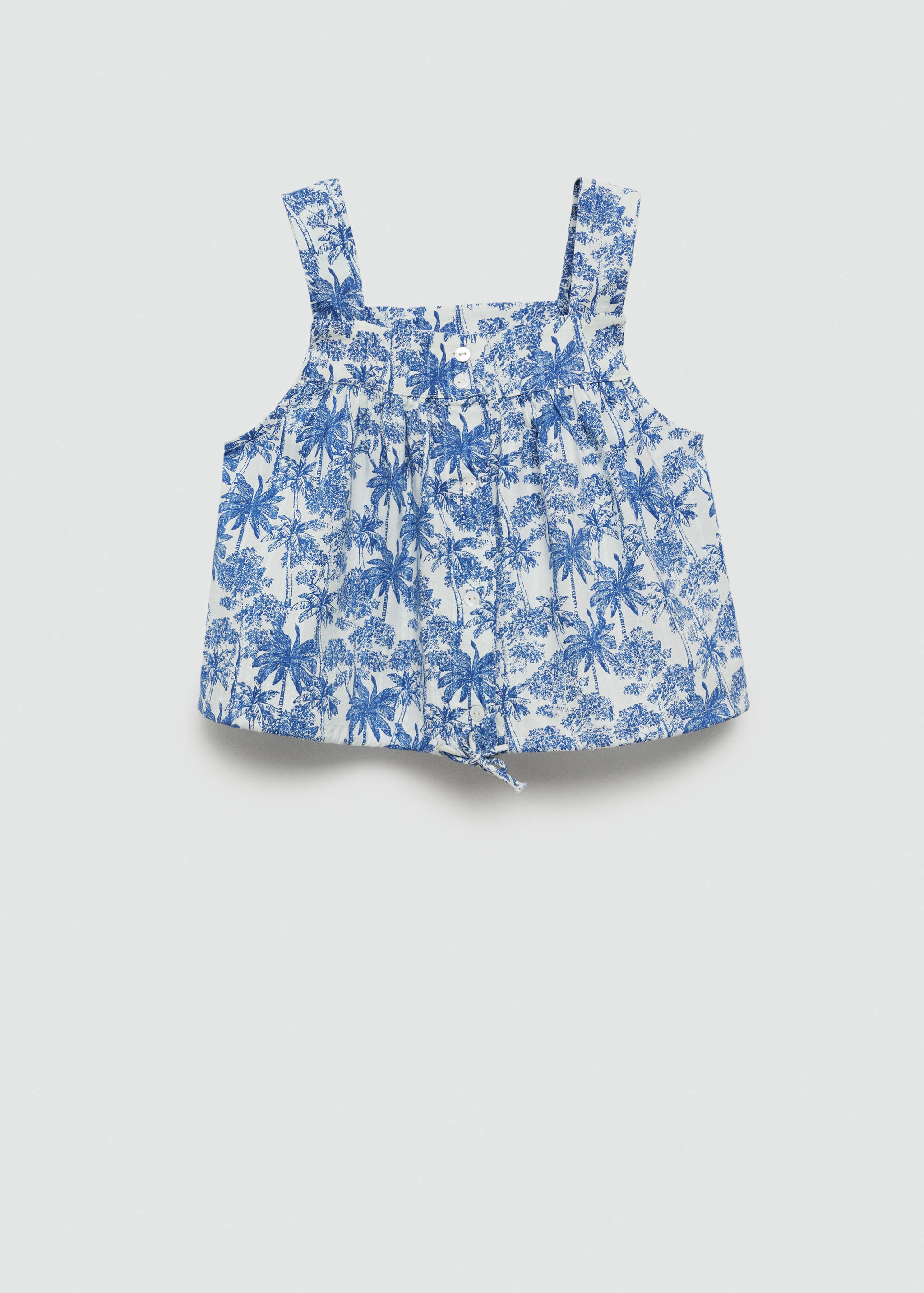 棕榈树印花上衣 - null