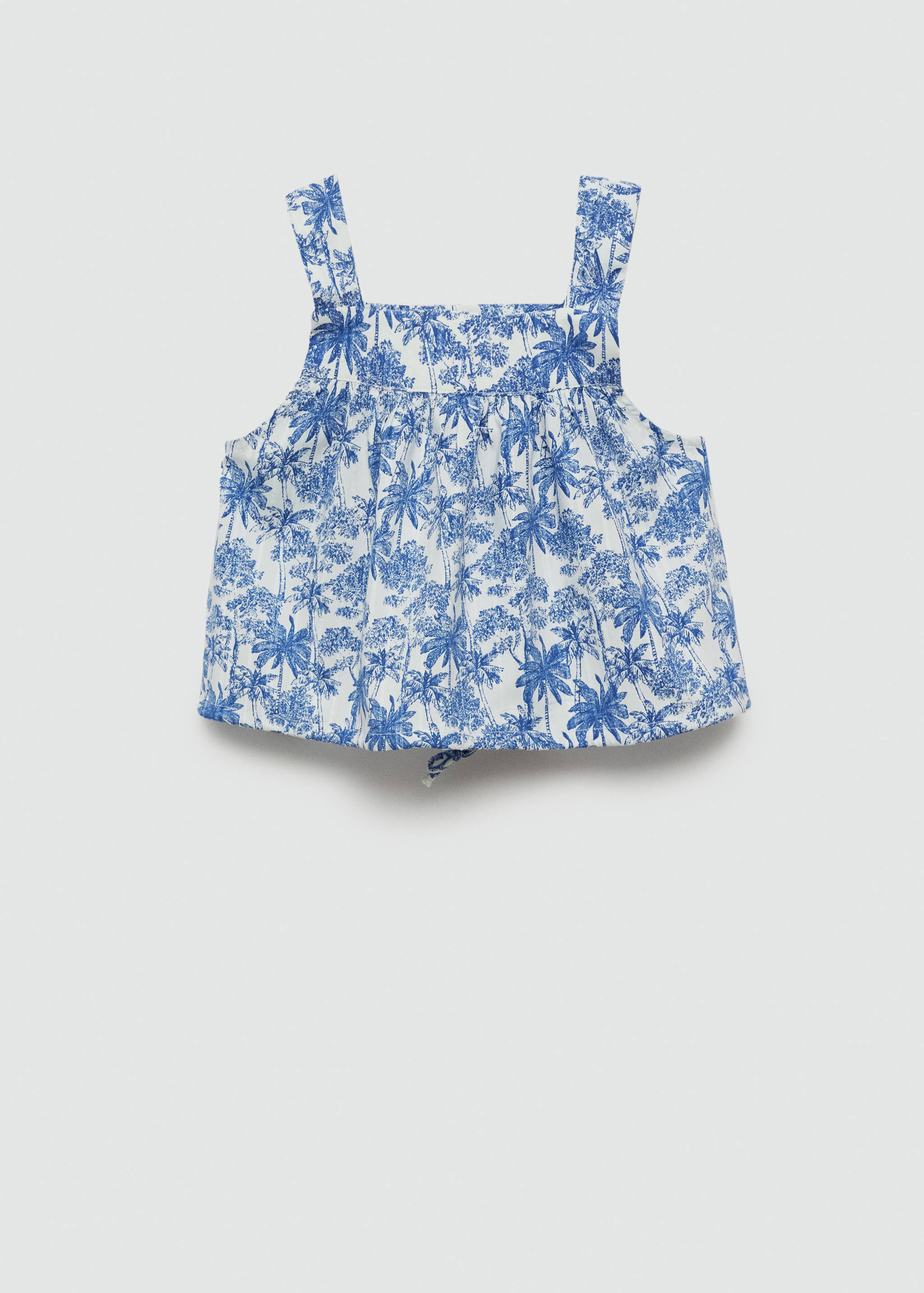 棕榈树印花上衣 - null