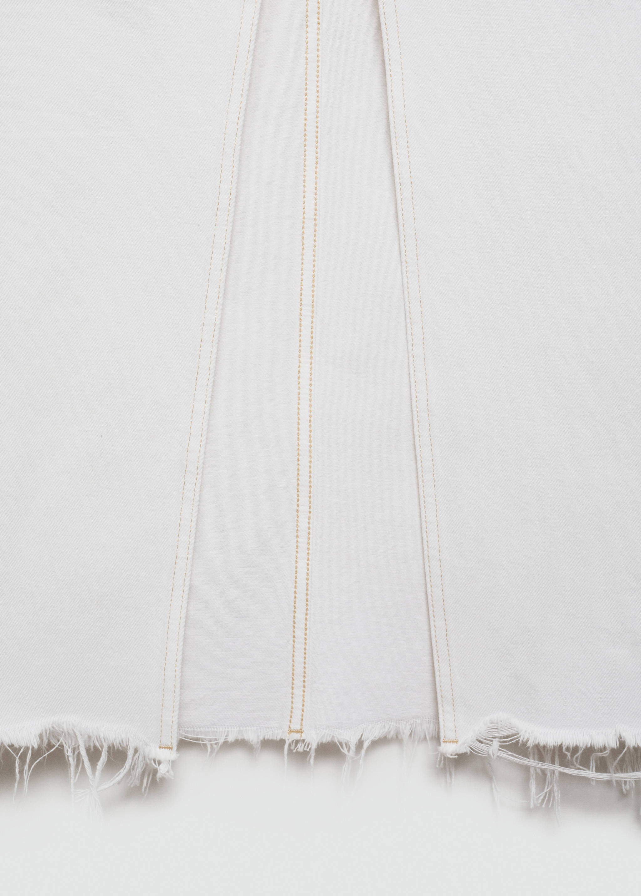 Slit denim skirt - Details of the article 8