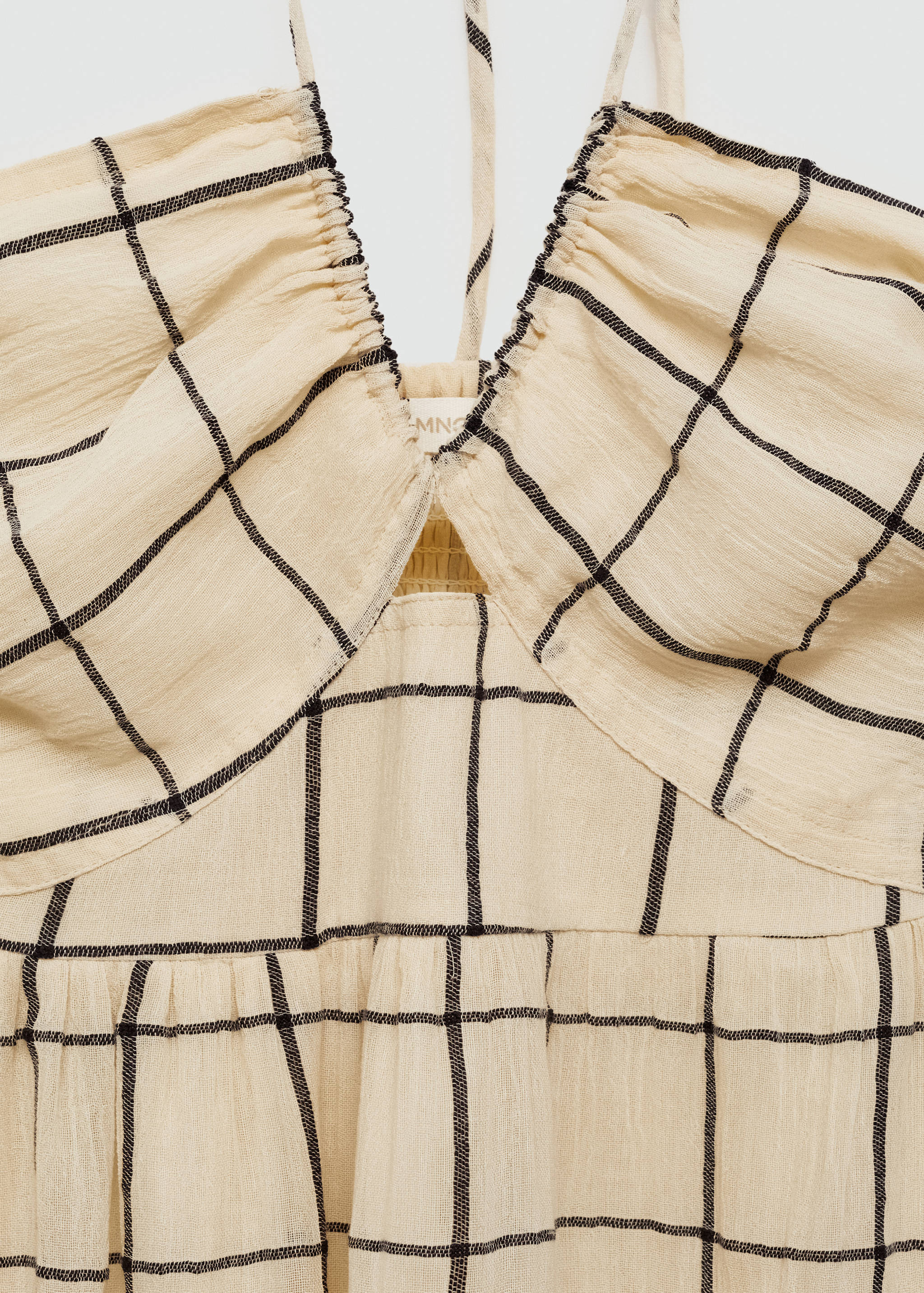 Printed strap dress - Details of the article 8