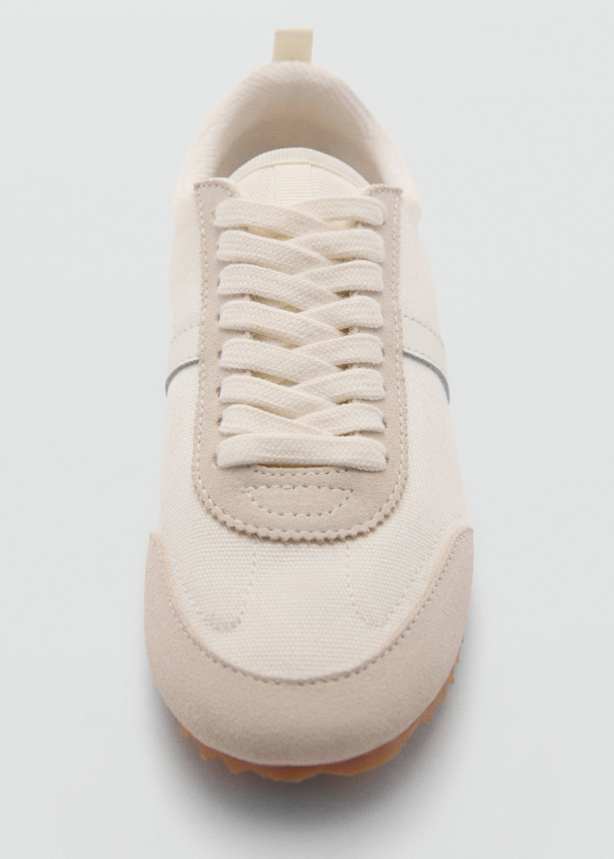 Canvas sneakers with leather panels - Details of the article 1
