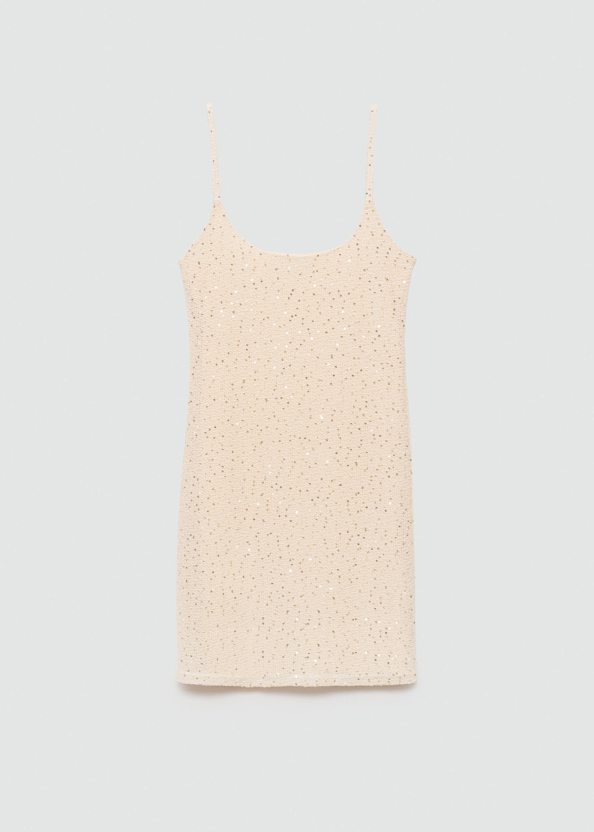 Short fitted sequin dress - Article without model