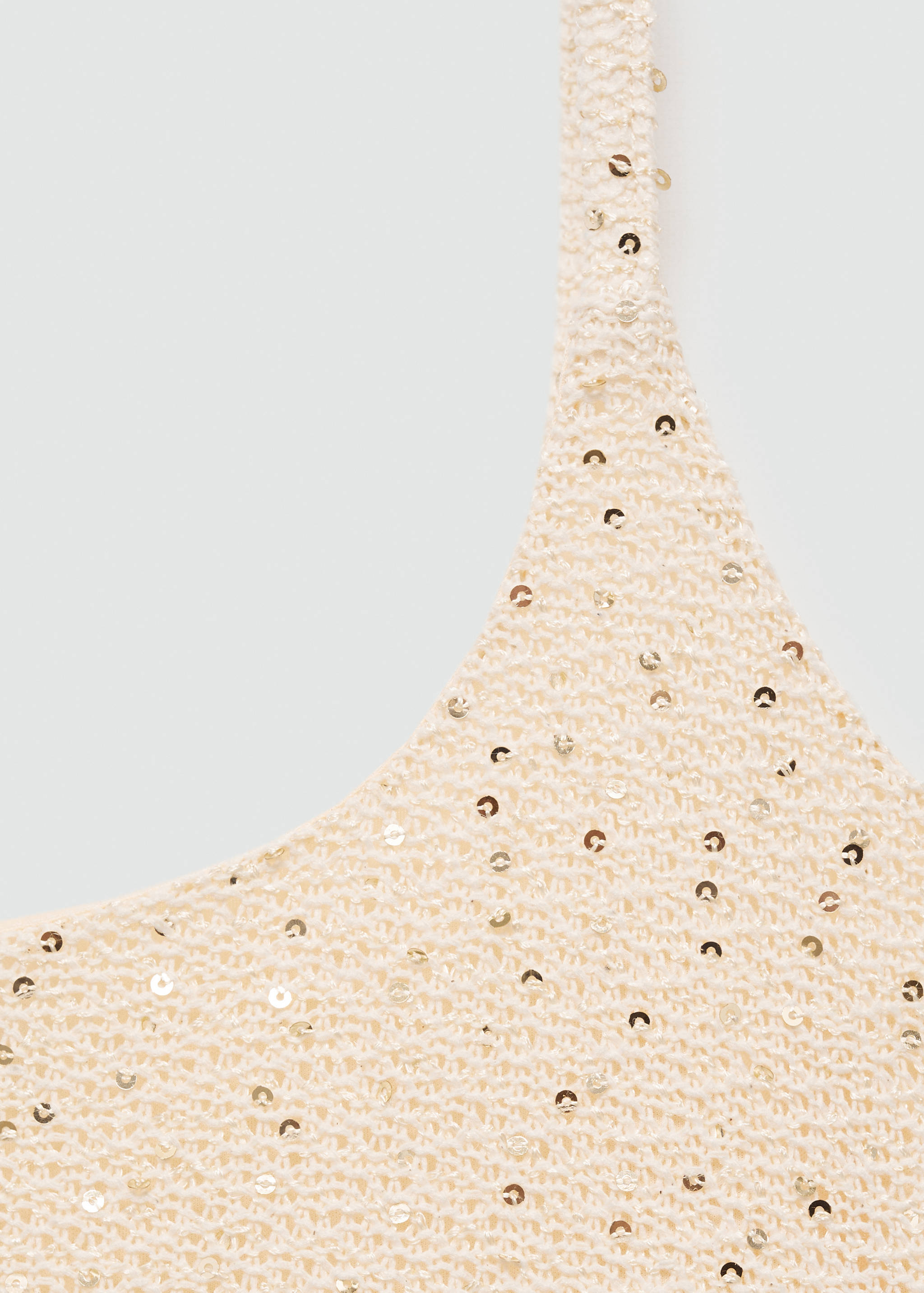 Short fitted sequin dress - Details of the article 8