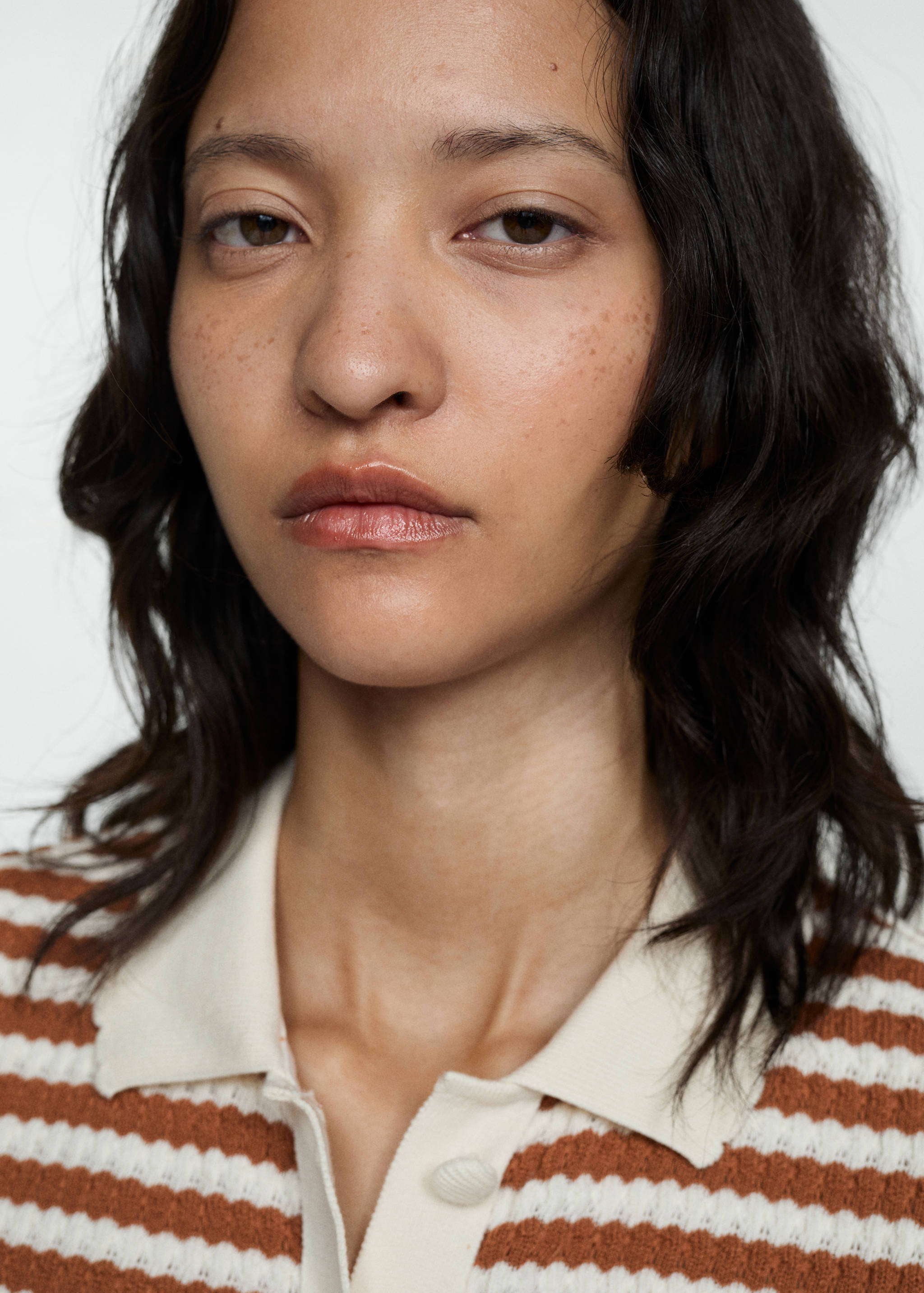 Combined knitted t-shirt - Details of the article 1