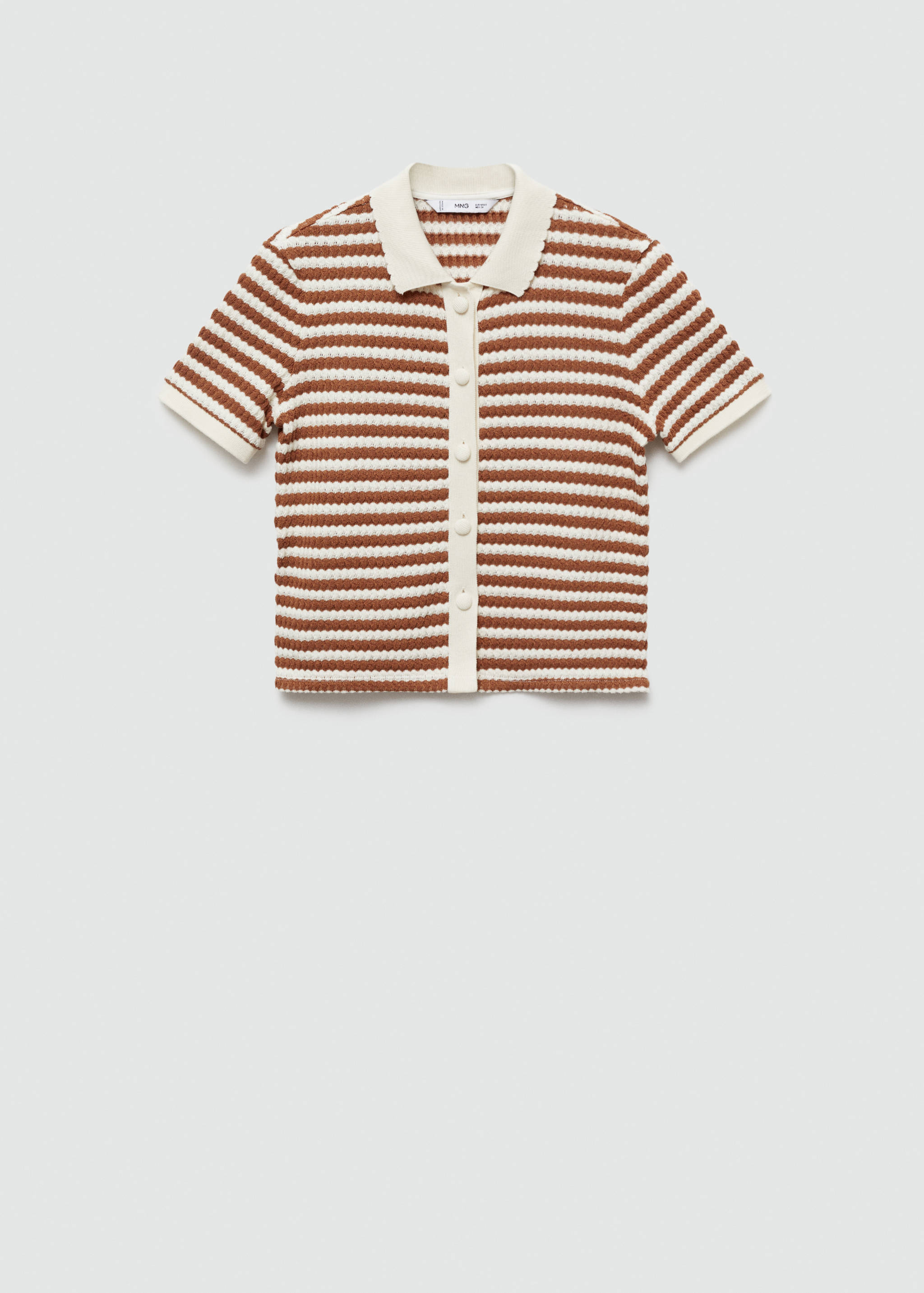 Combined knitted t-shirt - Article without model