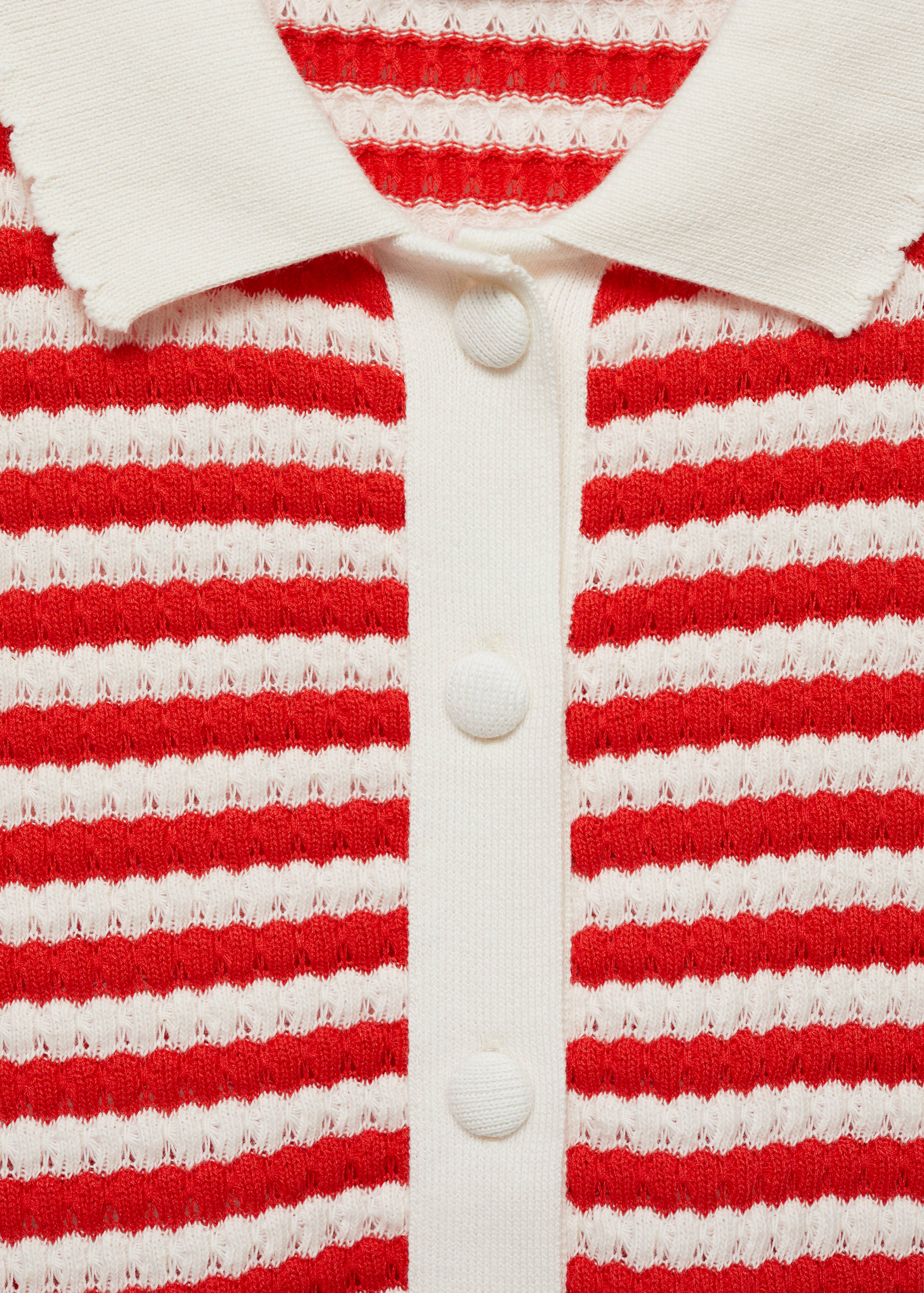Combined knitted t-shirt - Details of the article 8