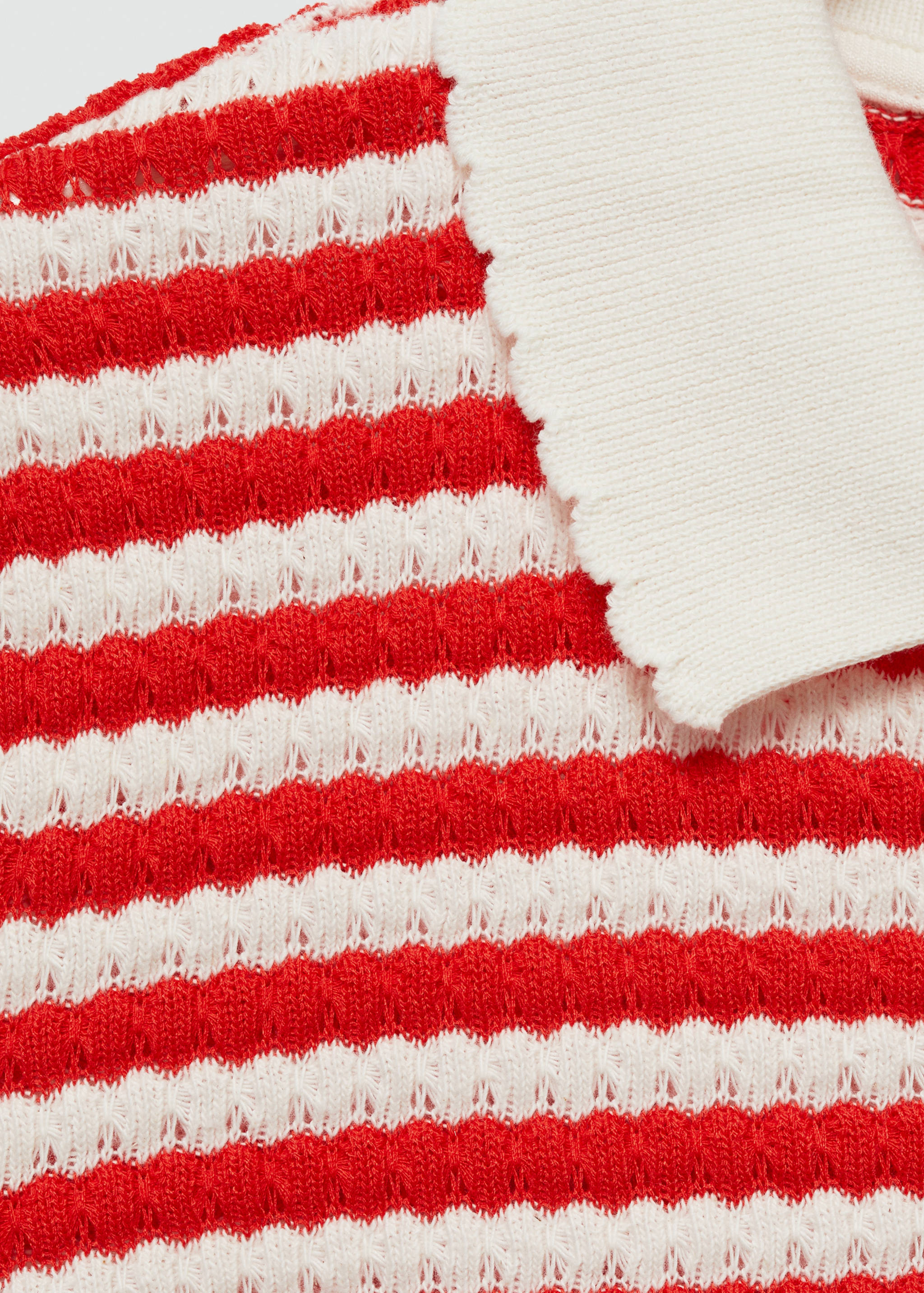 Combined knitted t-shirt - Details of the article 0