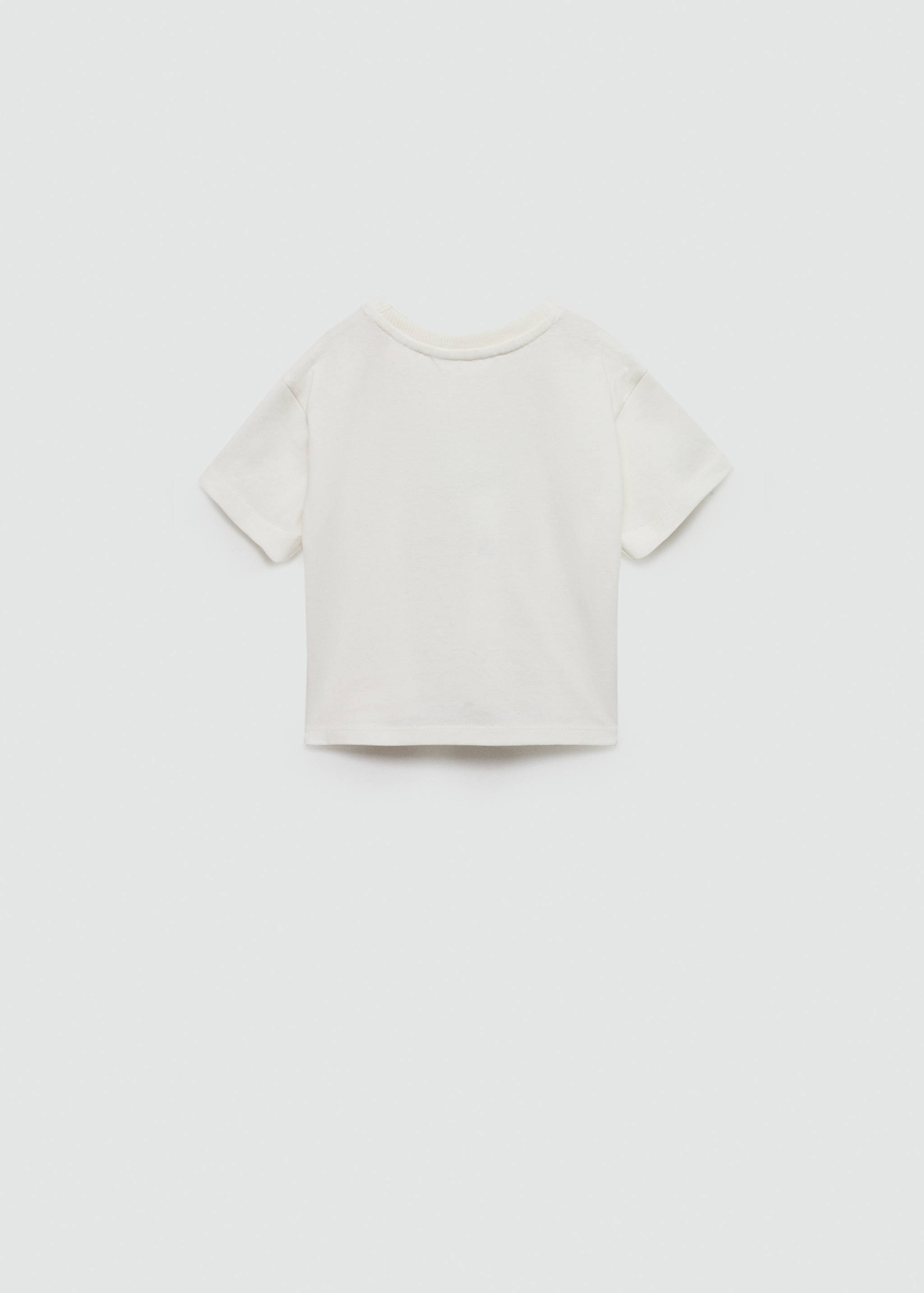 تيي شيرت عليه طباعة ركوب الأمواج - الجهة الخلفية للمنتج