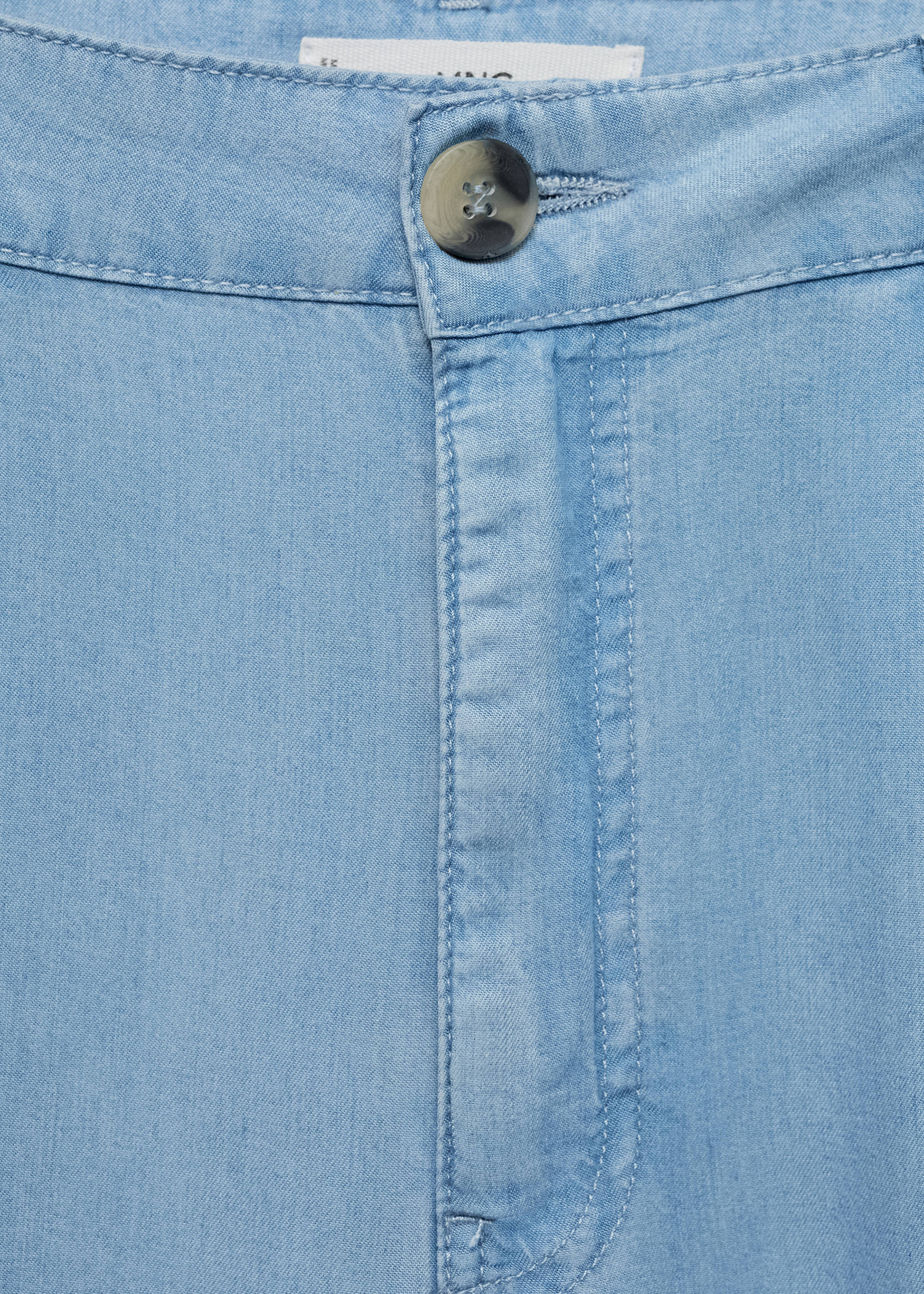 Wideleg lyocell trousers - Details of the article 0