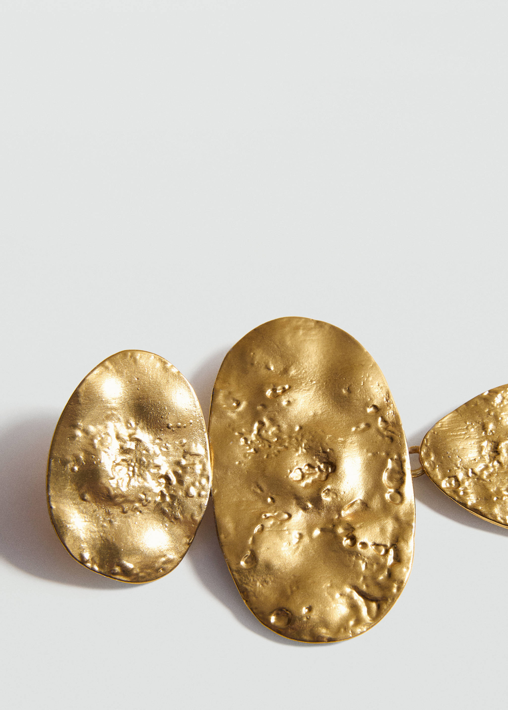 Pendientes largos textura - Detalle del artículo 1