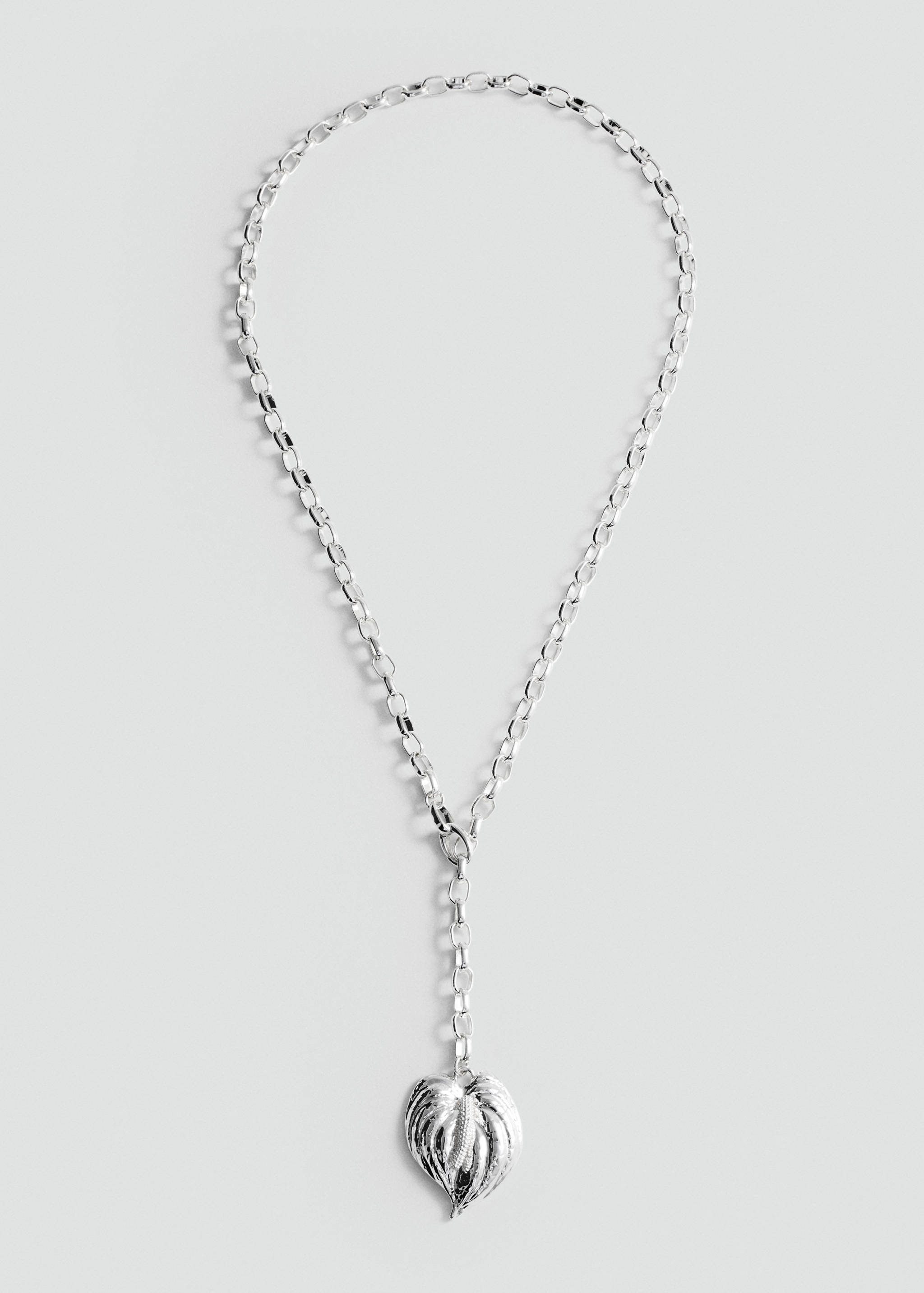 Leaf pendant chain necklace - Article without model