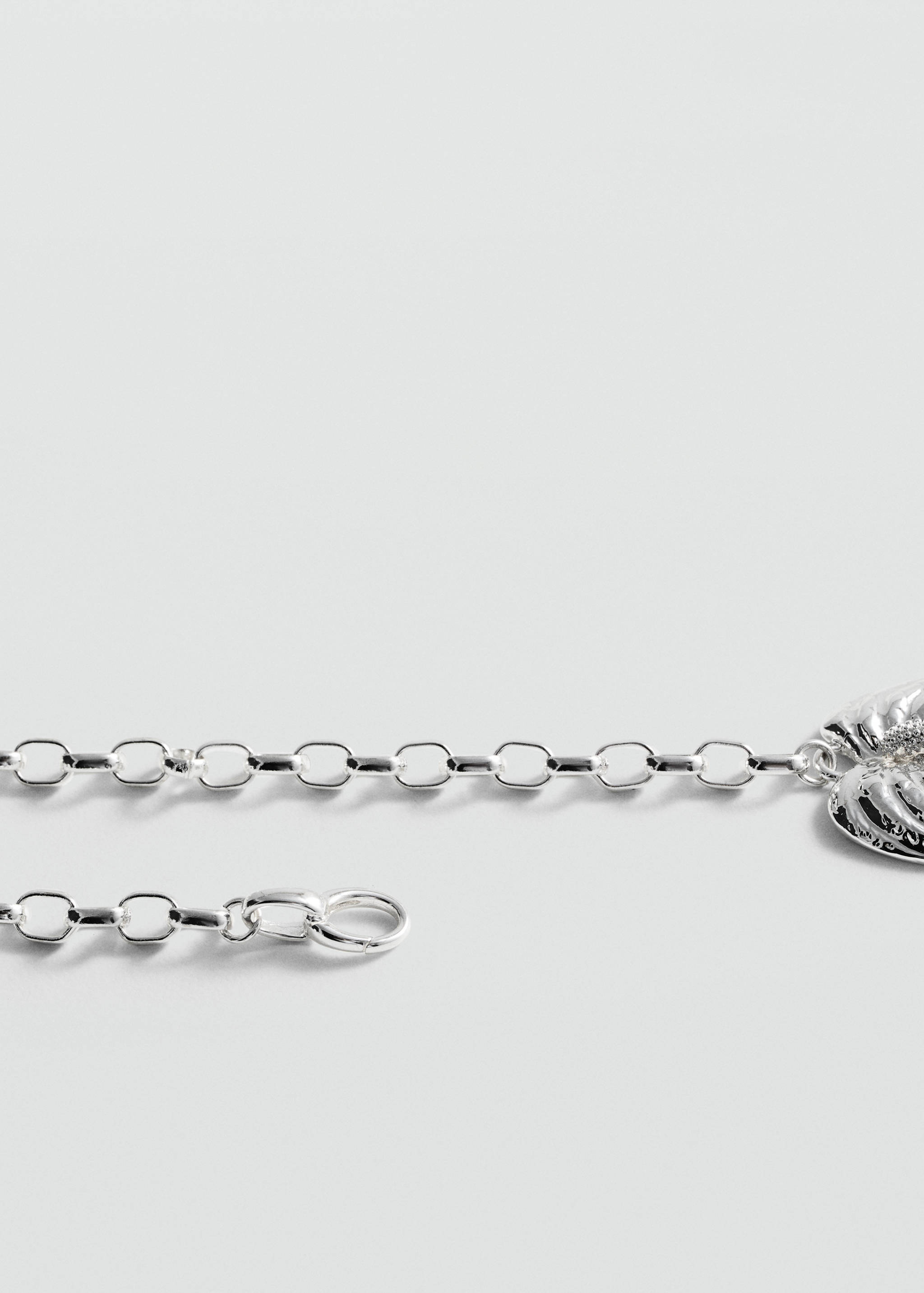 Leaf pendant chain necklace - Details of the article 1