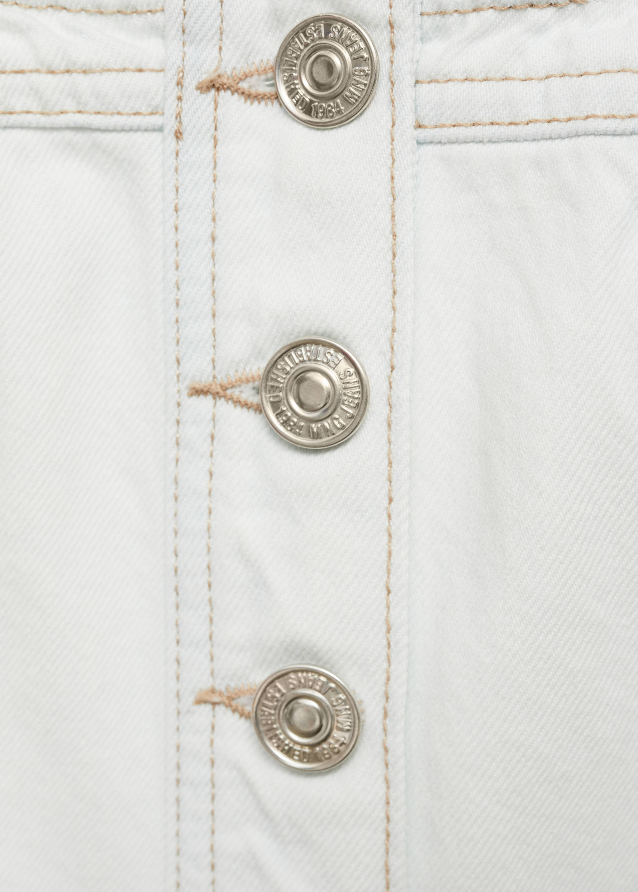 Crop-Jeansweste mit Taschen - Detail des Artikels 8