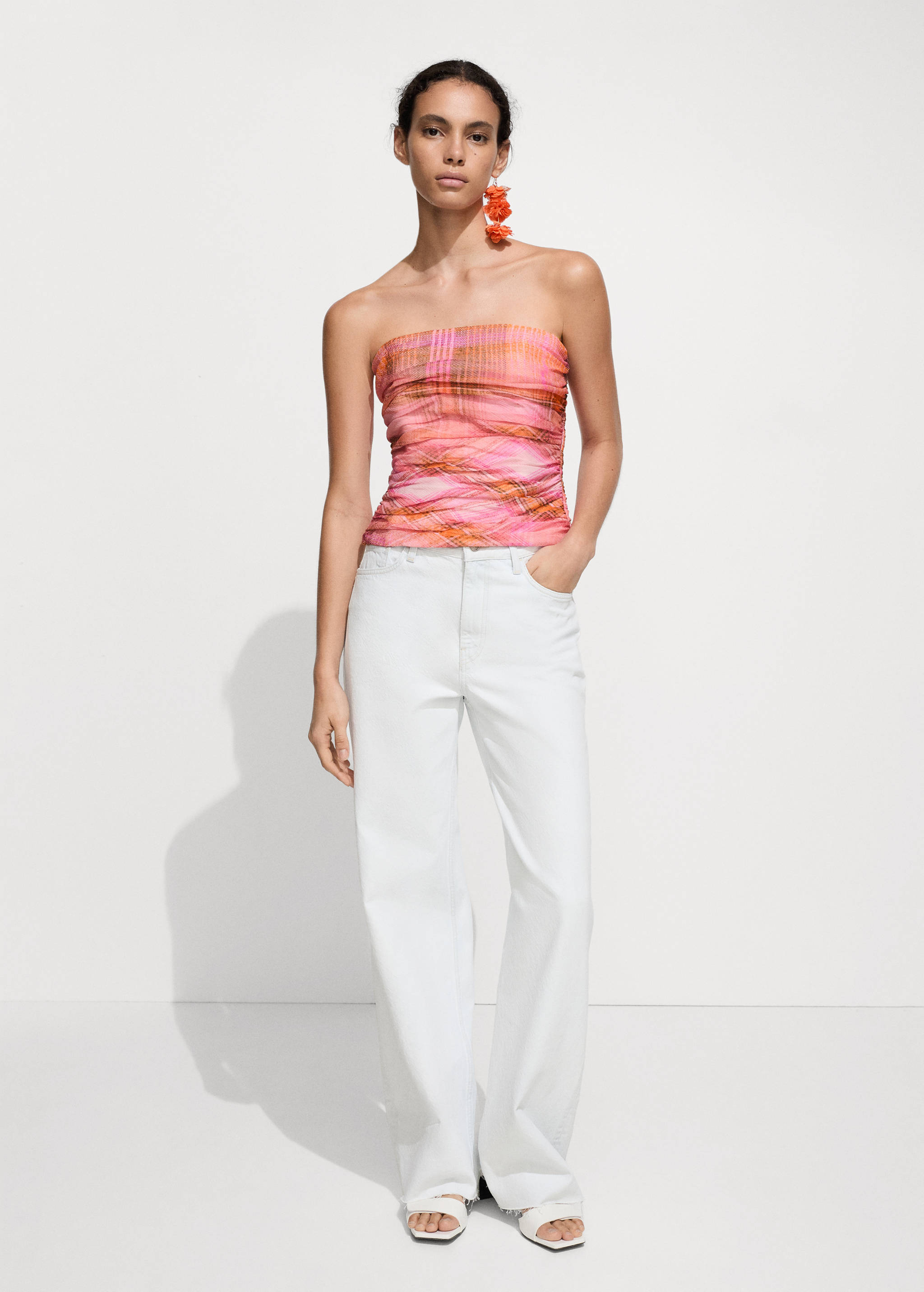 Checked print top - General plane