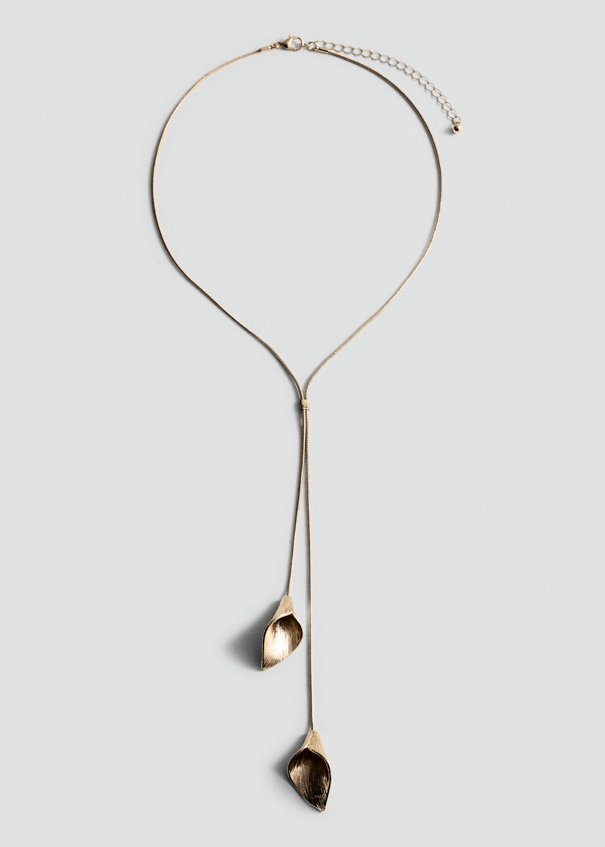 Leaf long necklace - Article without model