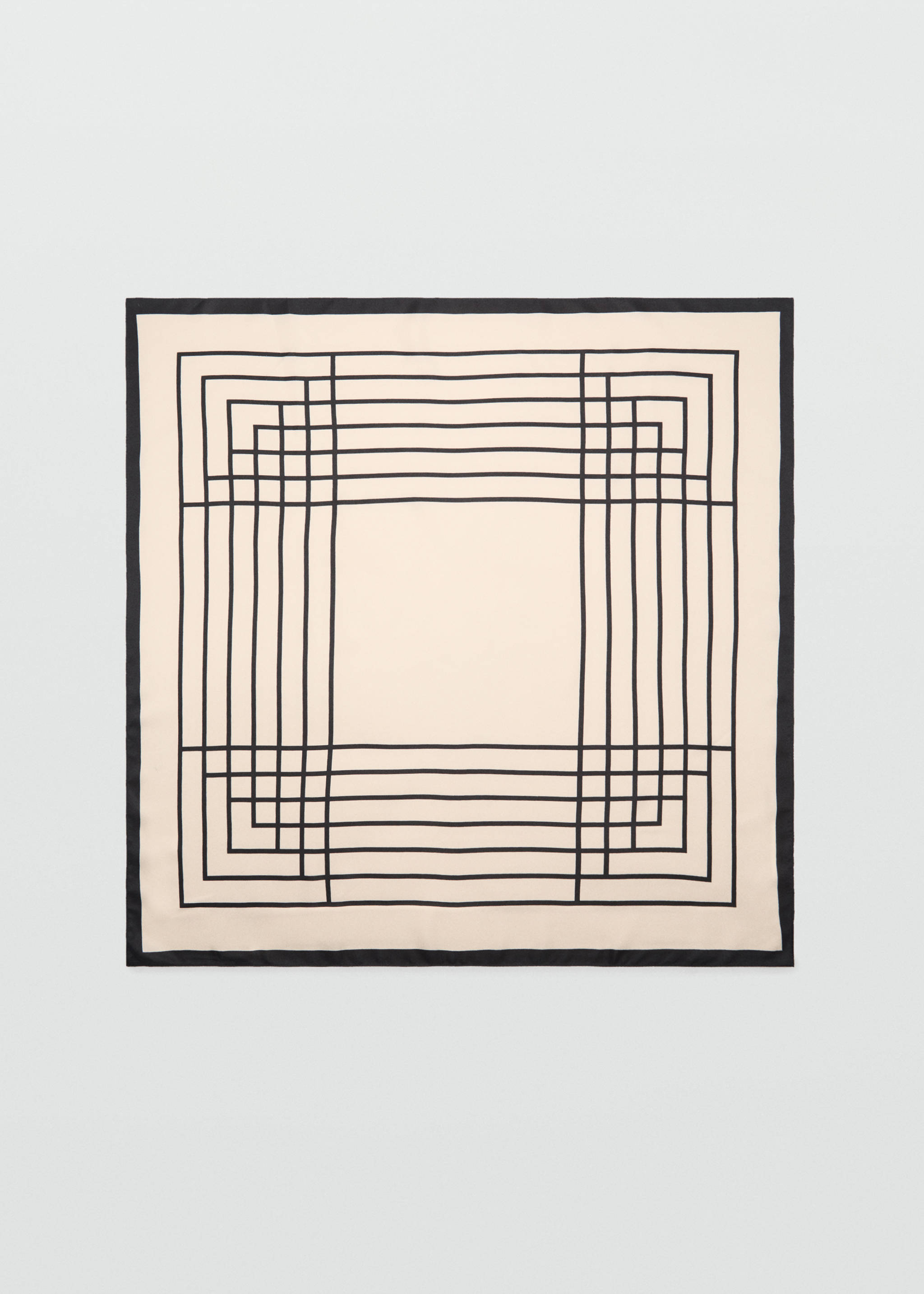 Geometric printed foulard - Article without model