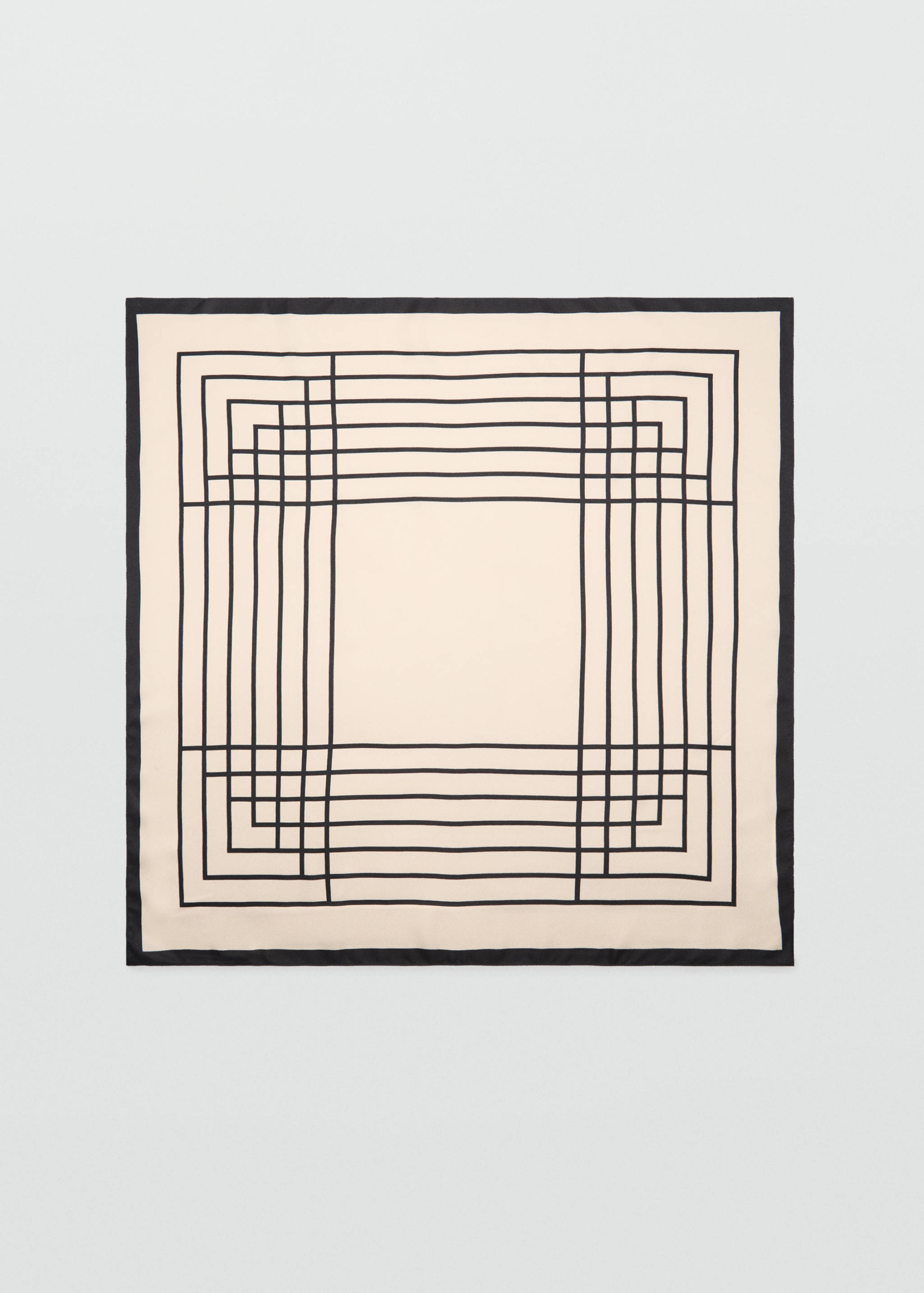 Geometric printed foulard - Article without model