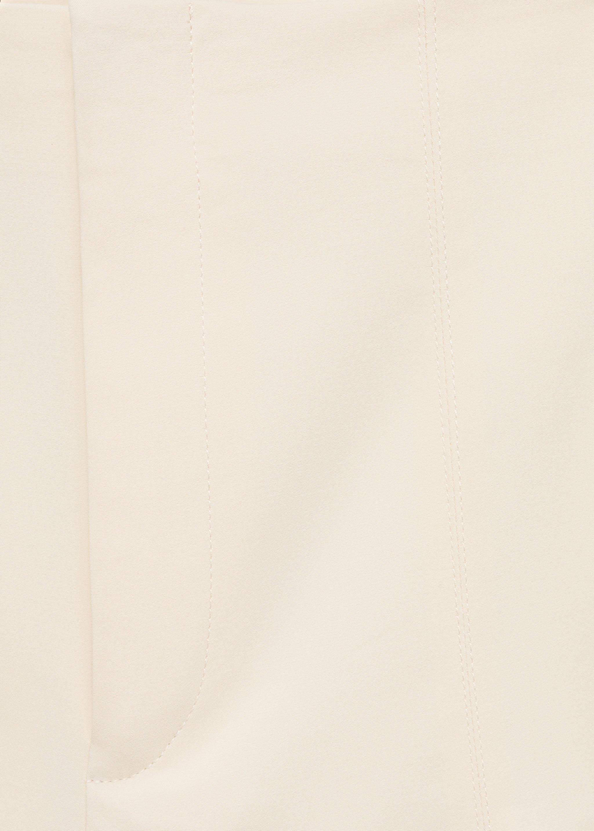 High-waist straight shorts - Details of the article 0