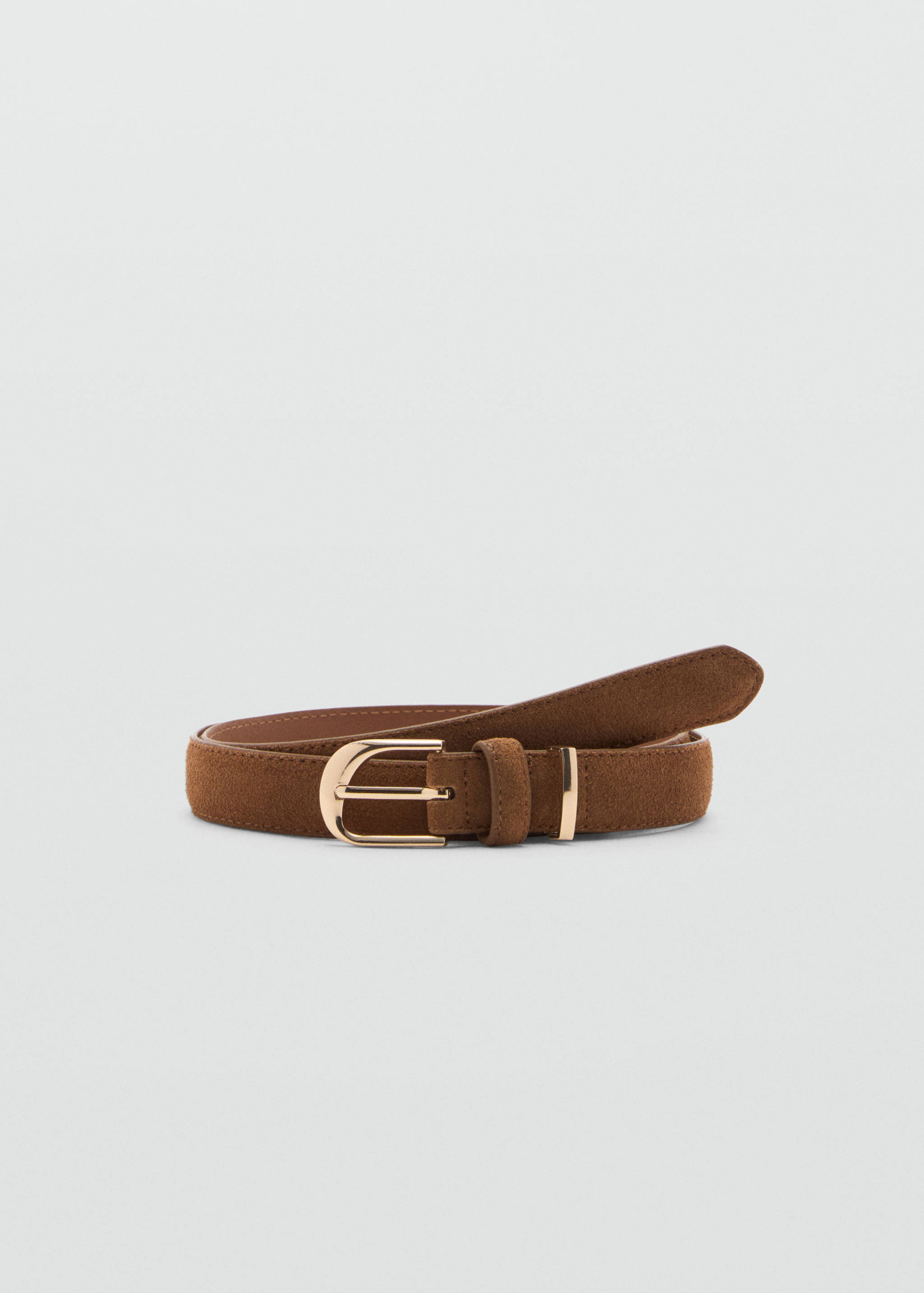 Buckle leather belt - Article without model
