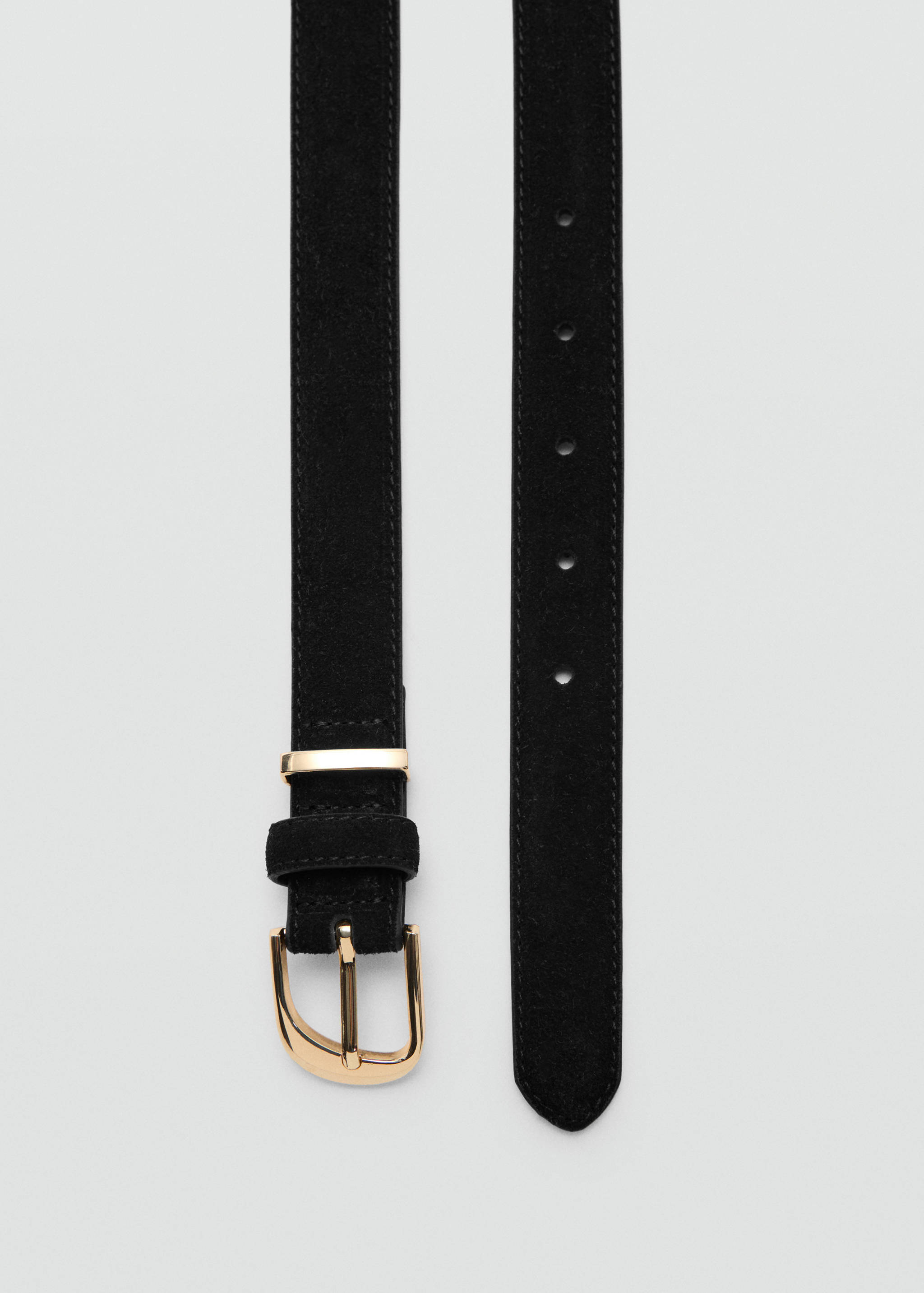 Ceinture cuir boucle - Plan moyen