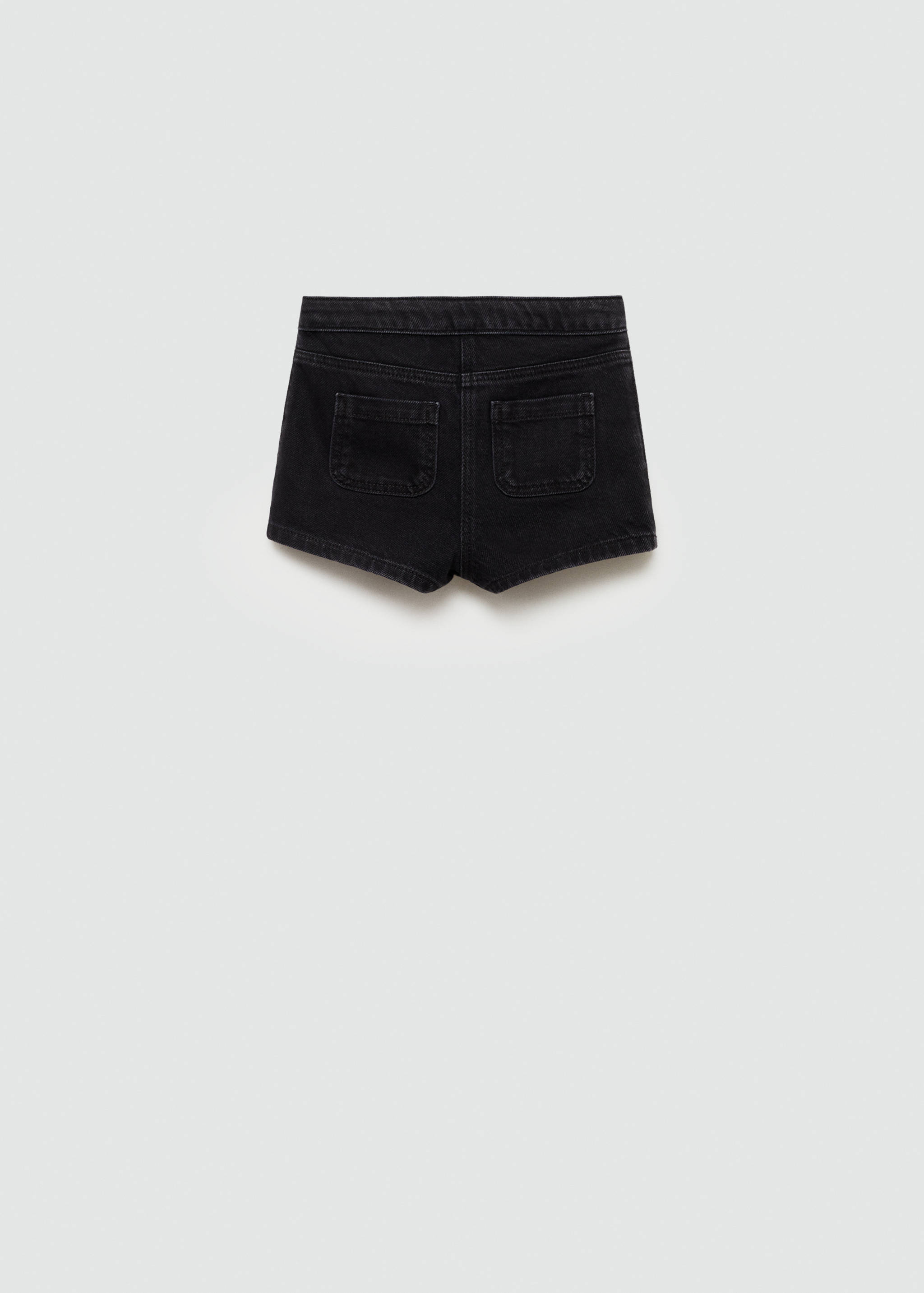 Denim skirt pants - Reverse of the article