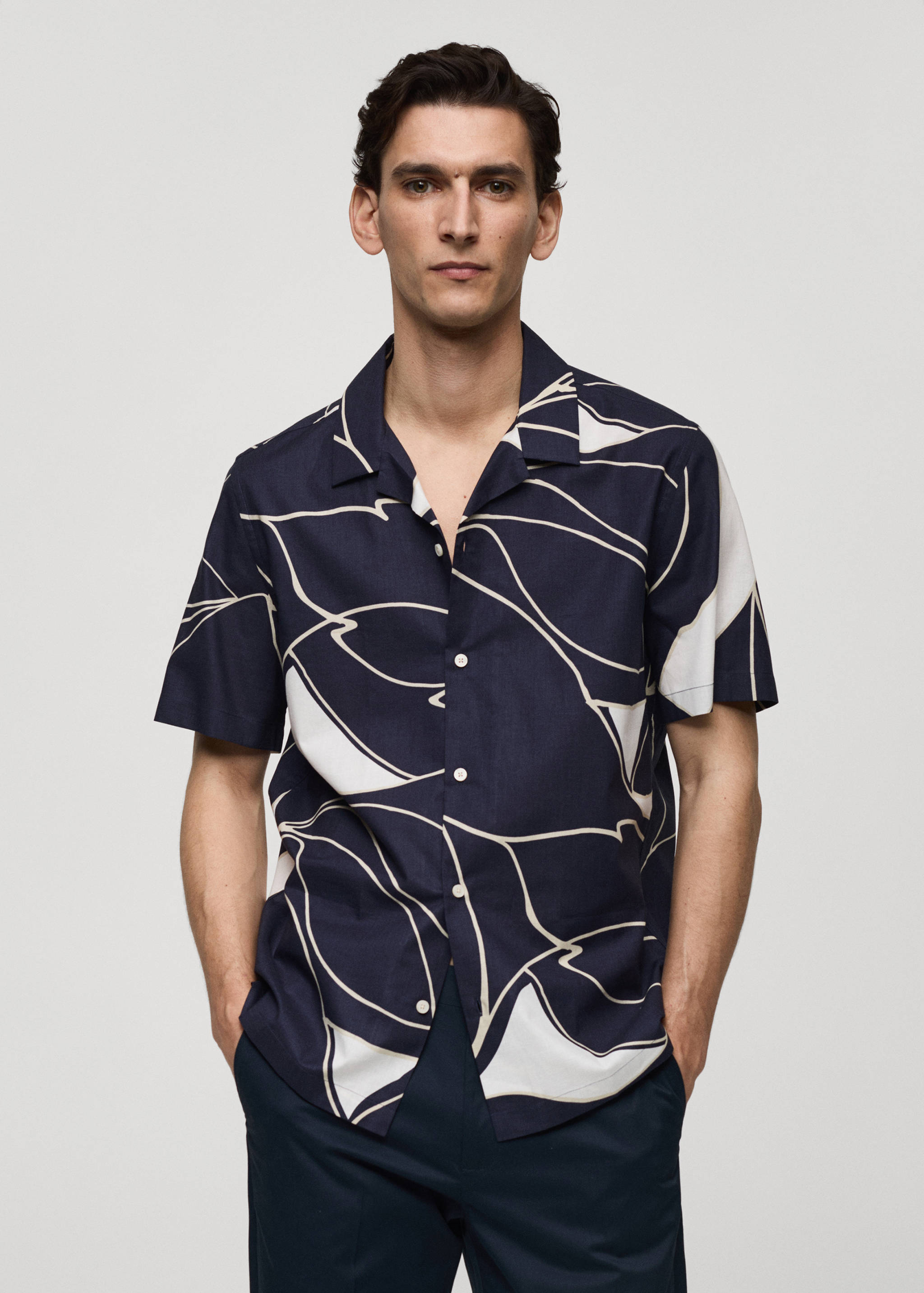 100% cotton printed shirt - Medium plane