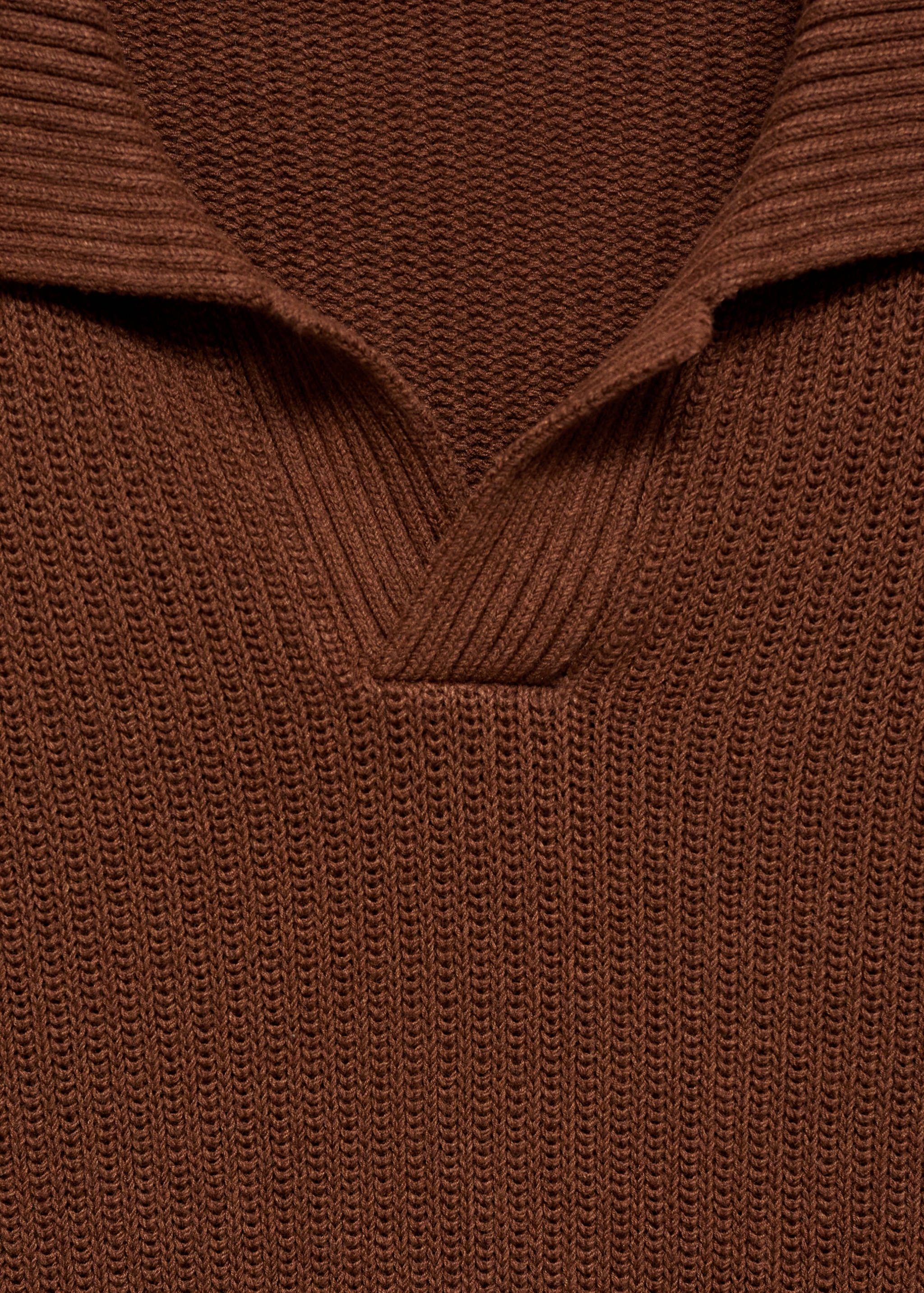 Ribbed knit polo shirt - Details of the article 8