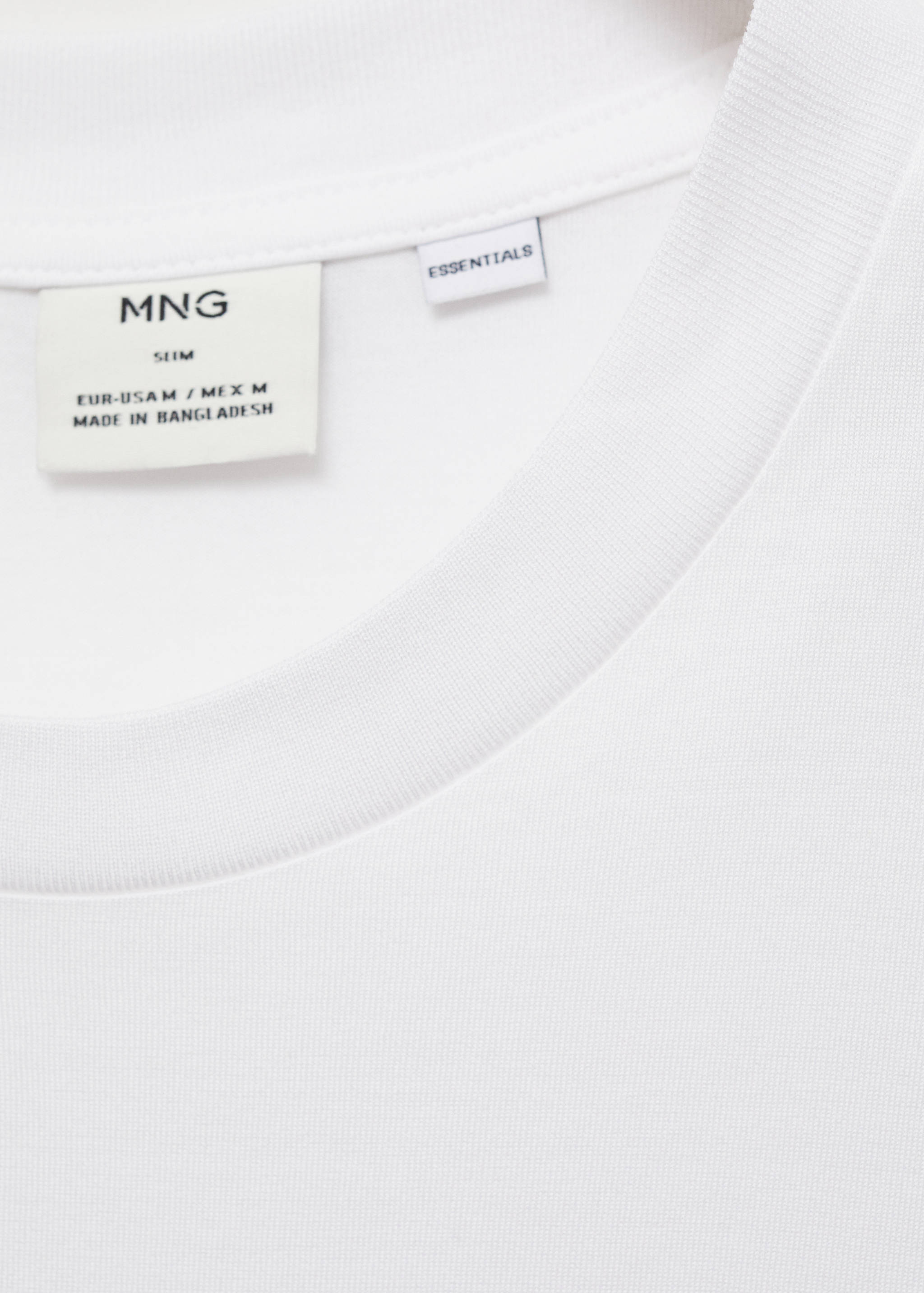 100% cotton slim-fit t-shirt - Details of the article 8