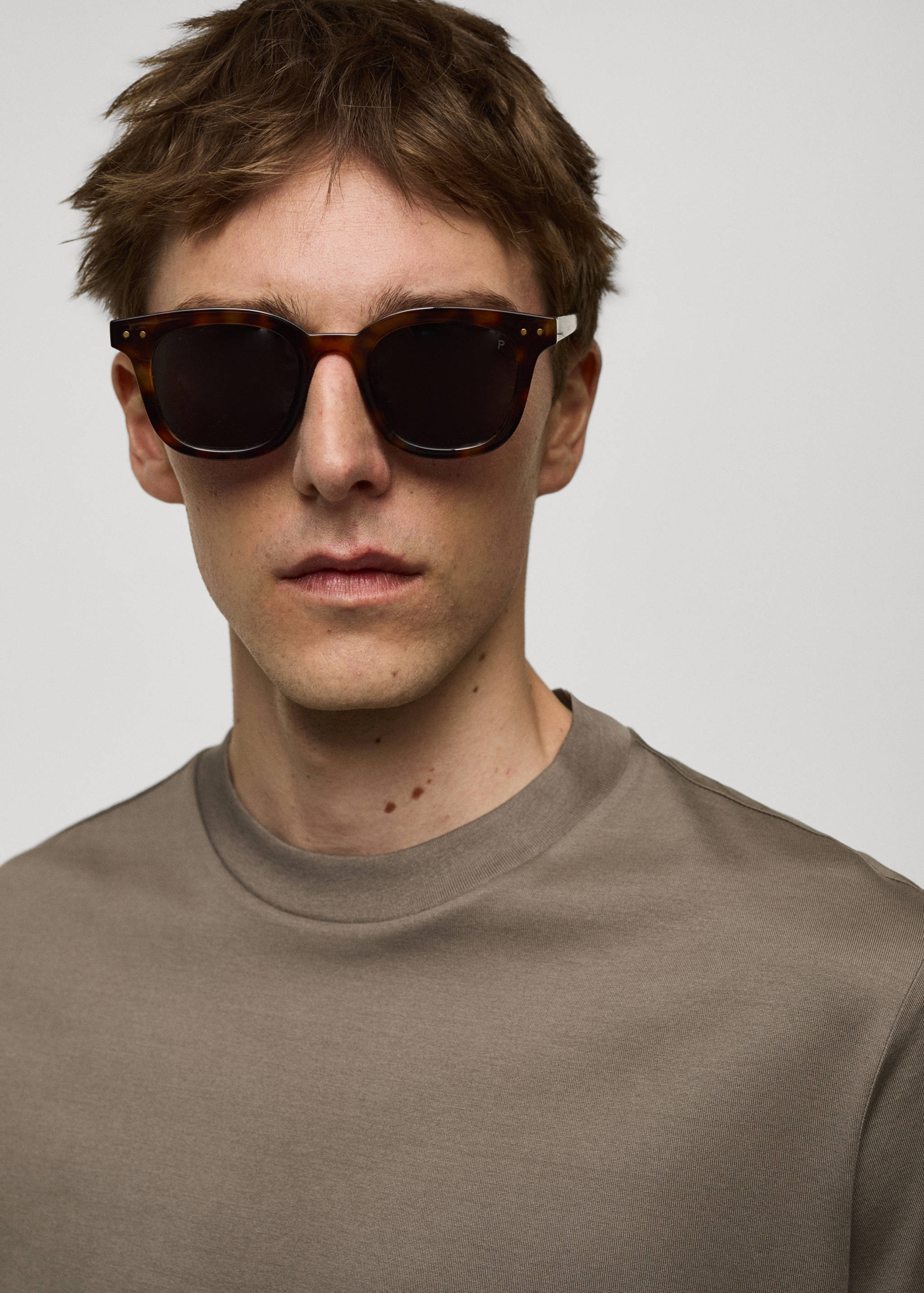 100% cotton slim-fit t-shirt - Details of the article 1