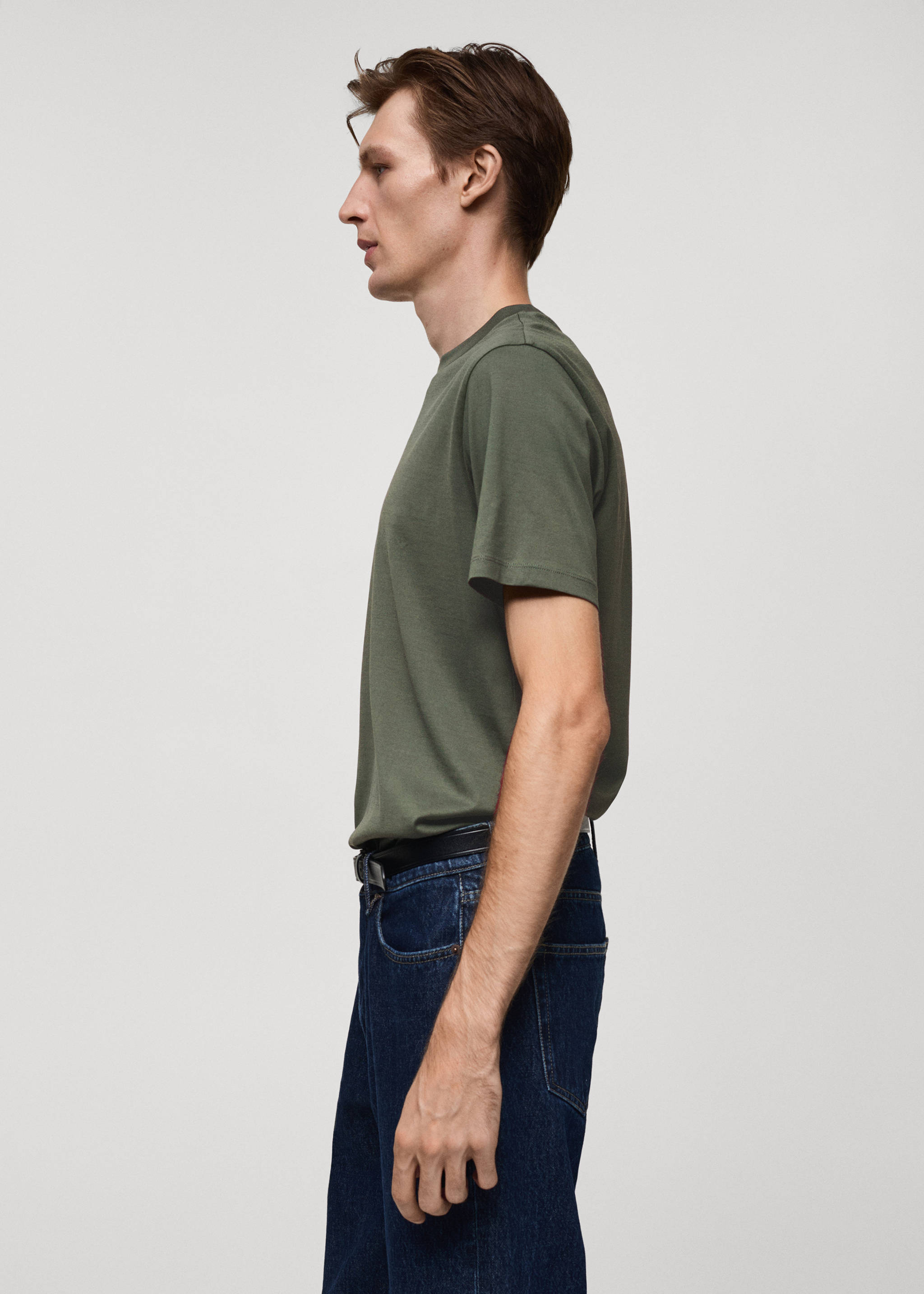 100% cotton slim-fit t-shirt - Details of the article 2