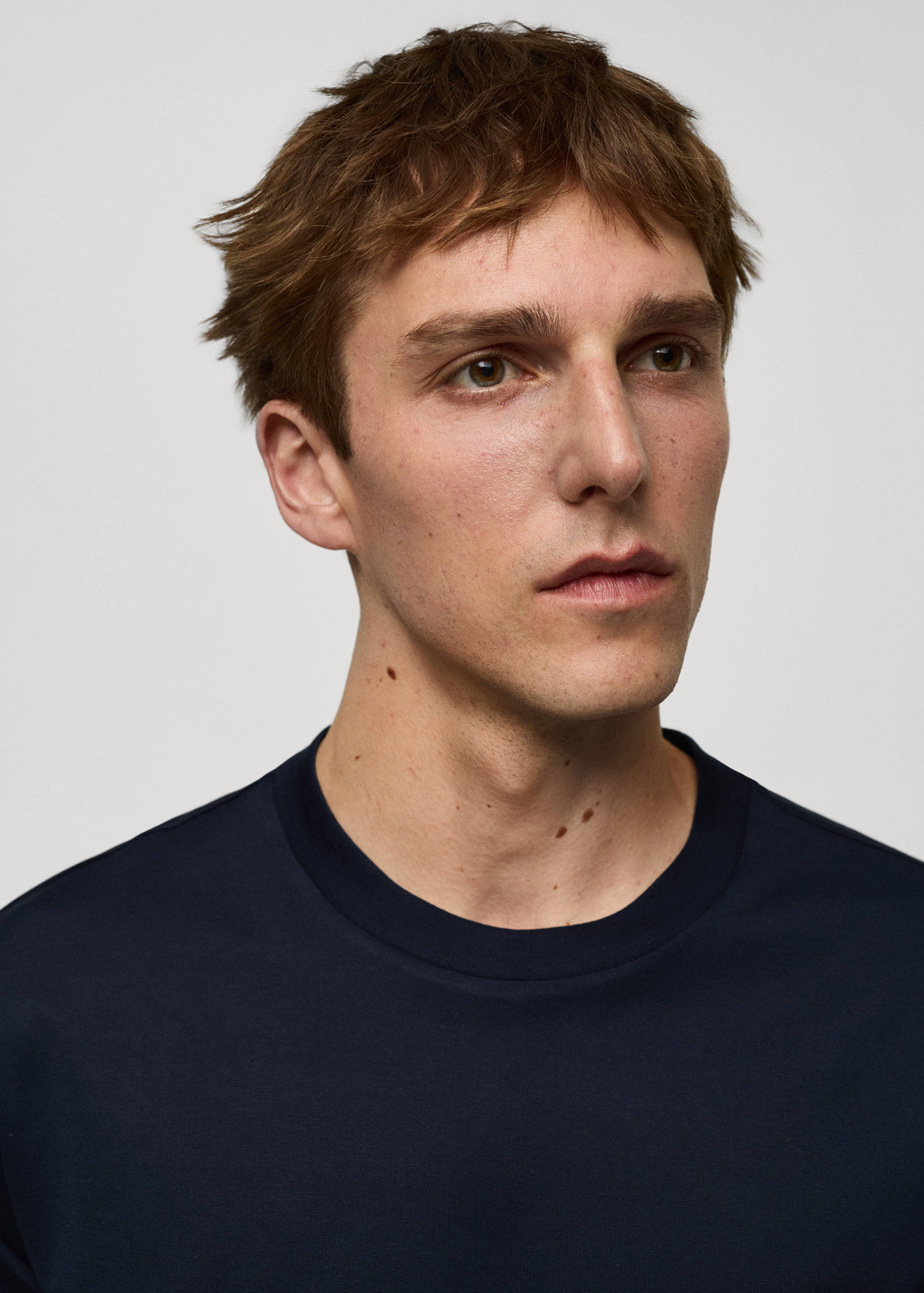 100% cotton slim-fit t-shirt - Details of the article 1