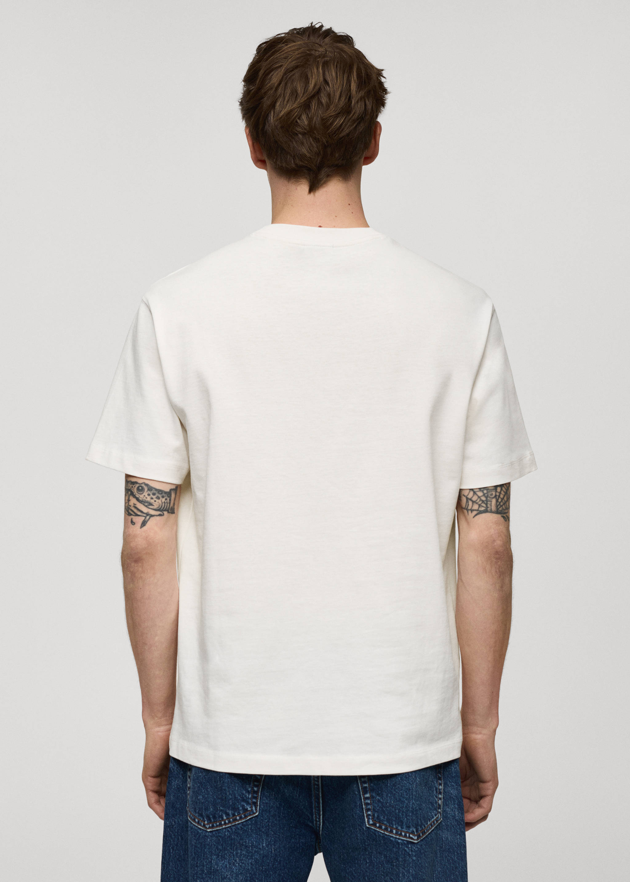 T-shirt essentiel 100 % coton relaxed-fit - Verso de l’article
