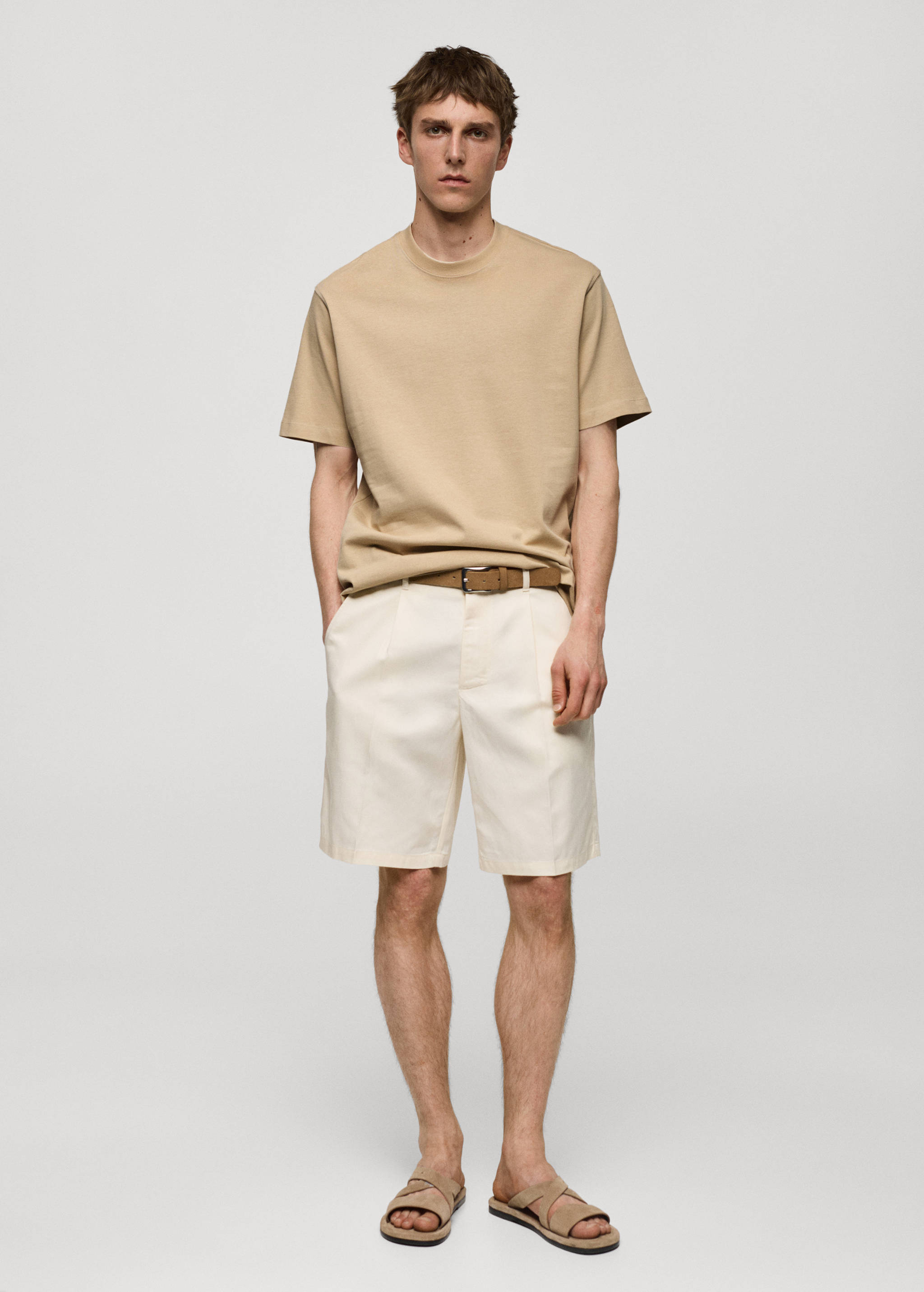 T-shirt essentiel 100 % coton relaxed-fit - Plan général