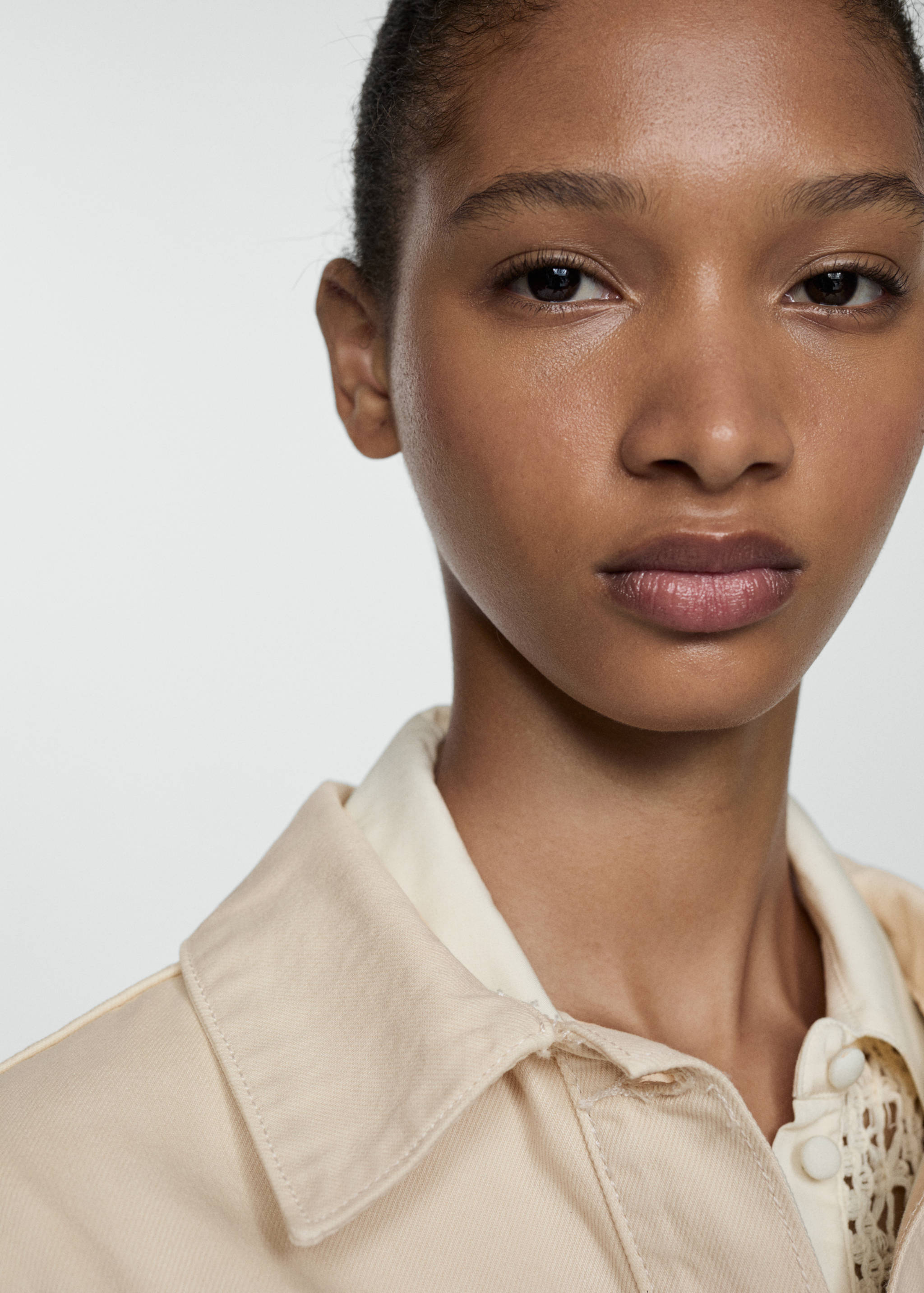 Oversize denim jacket - Details of the article 1