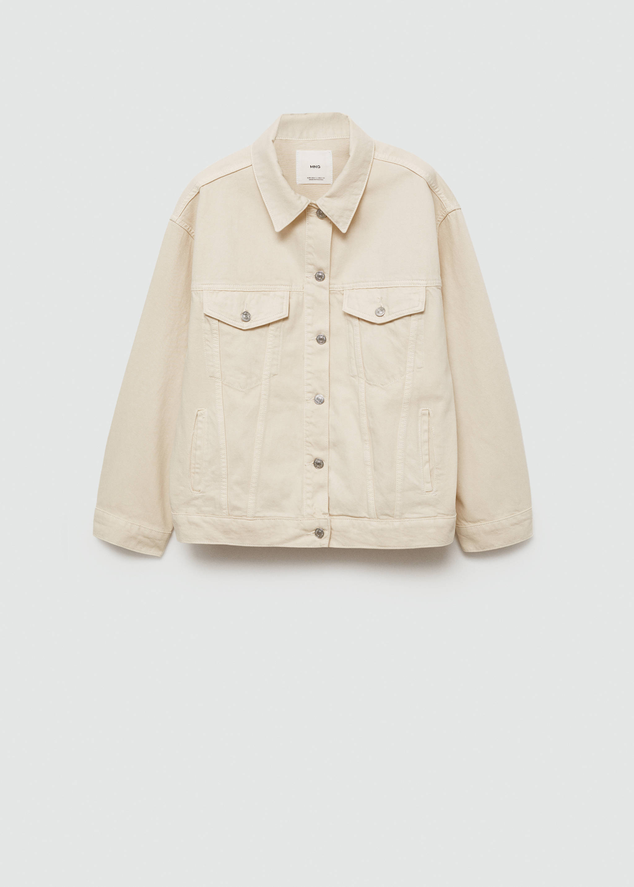 Oversize denim jacket - Article without model