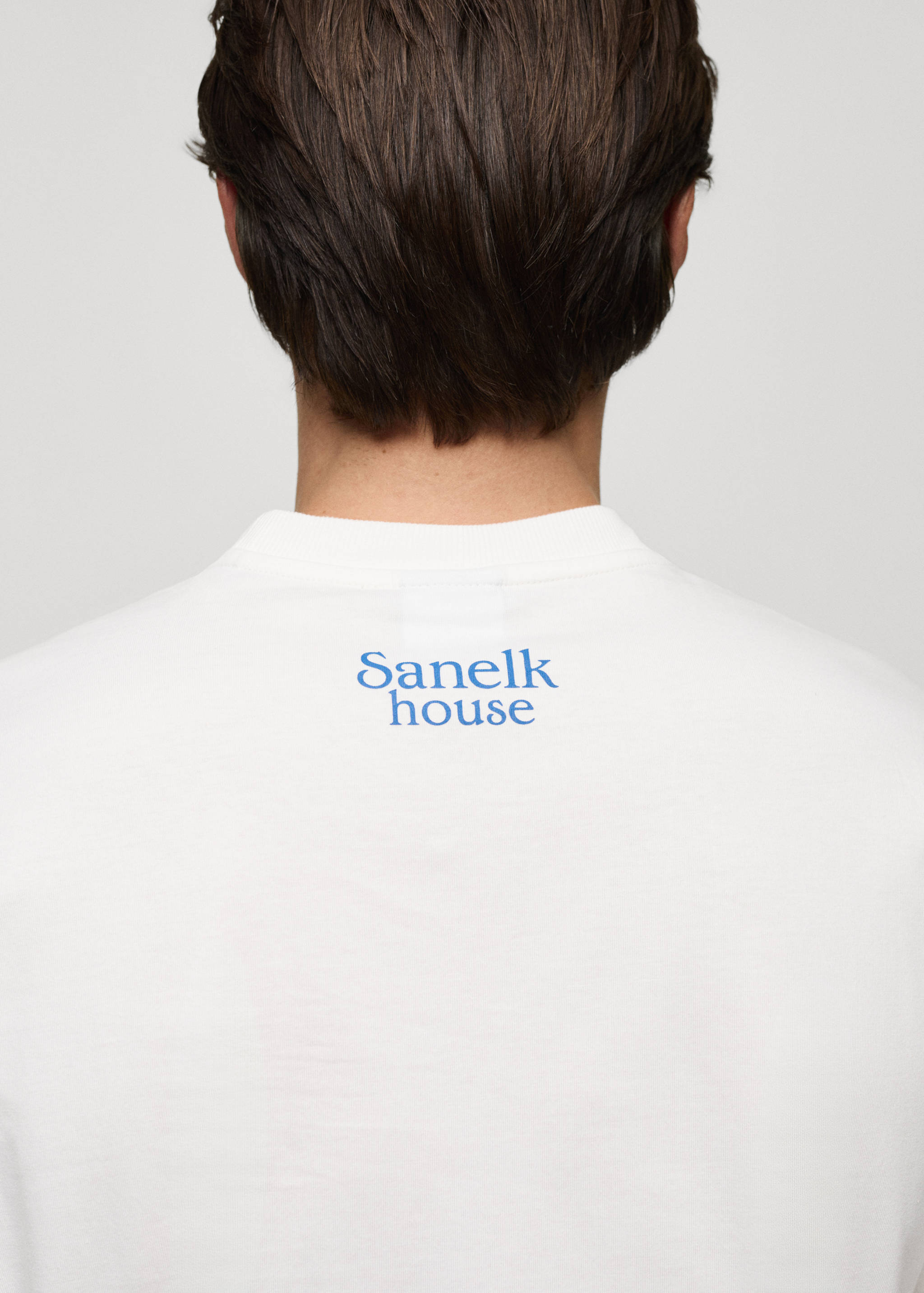 常规版型印花纯棉 T 恤 - null