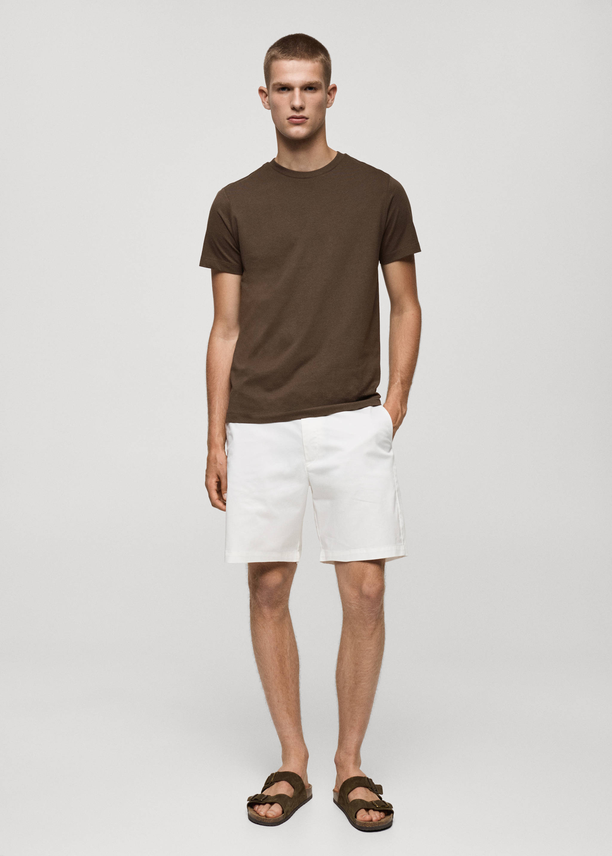 Chemise coton slim fit - Plan général