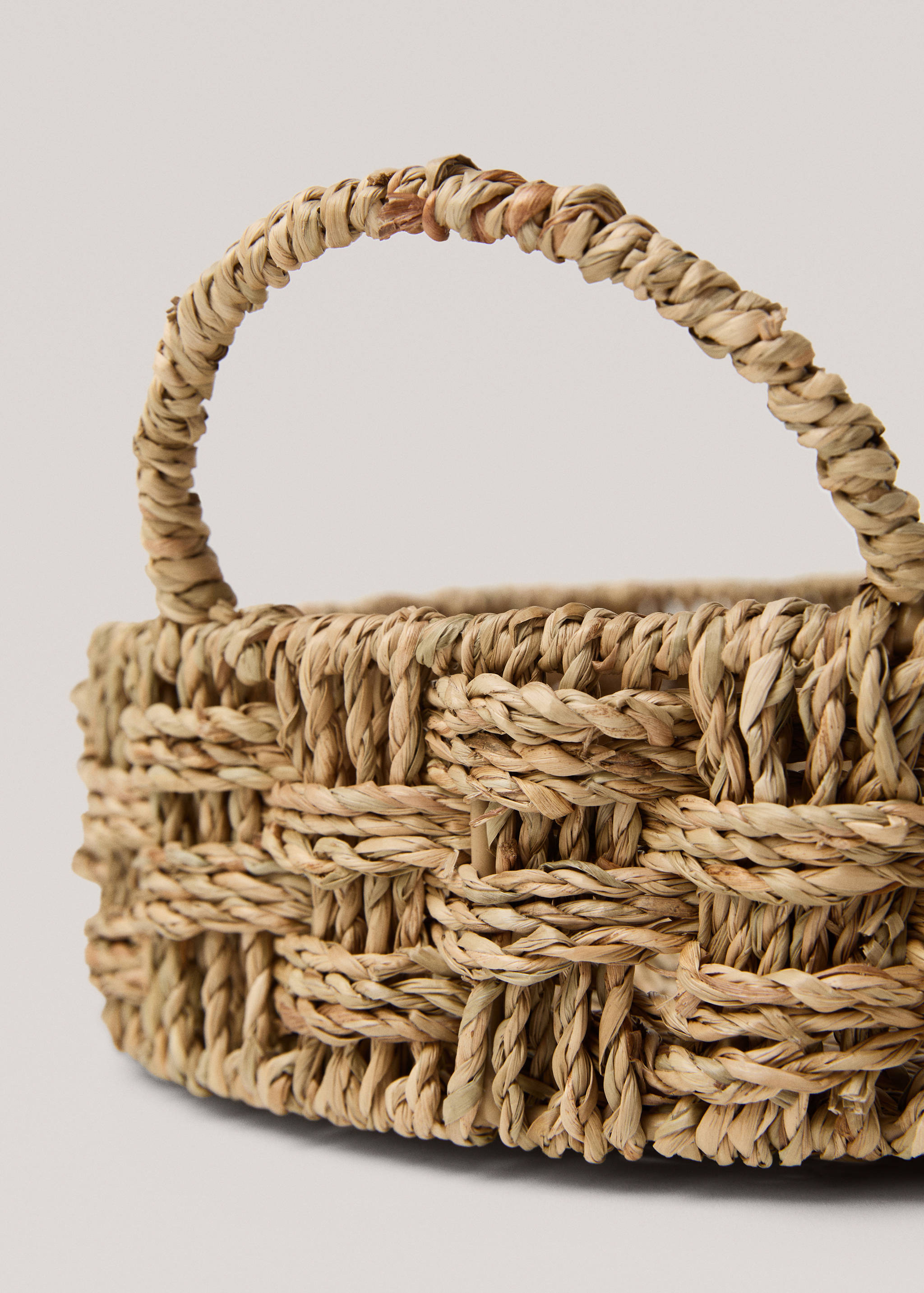 Natural fibre round tray 40X13cm - Details of the article 2