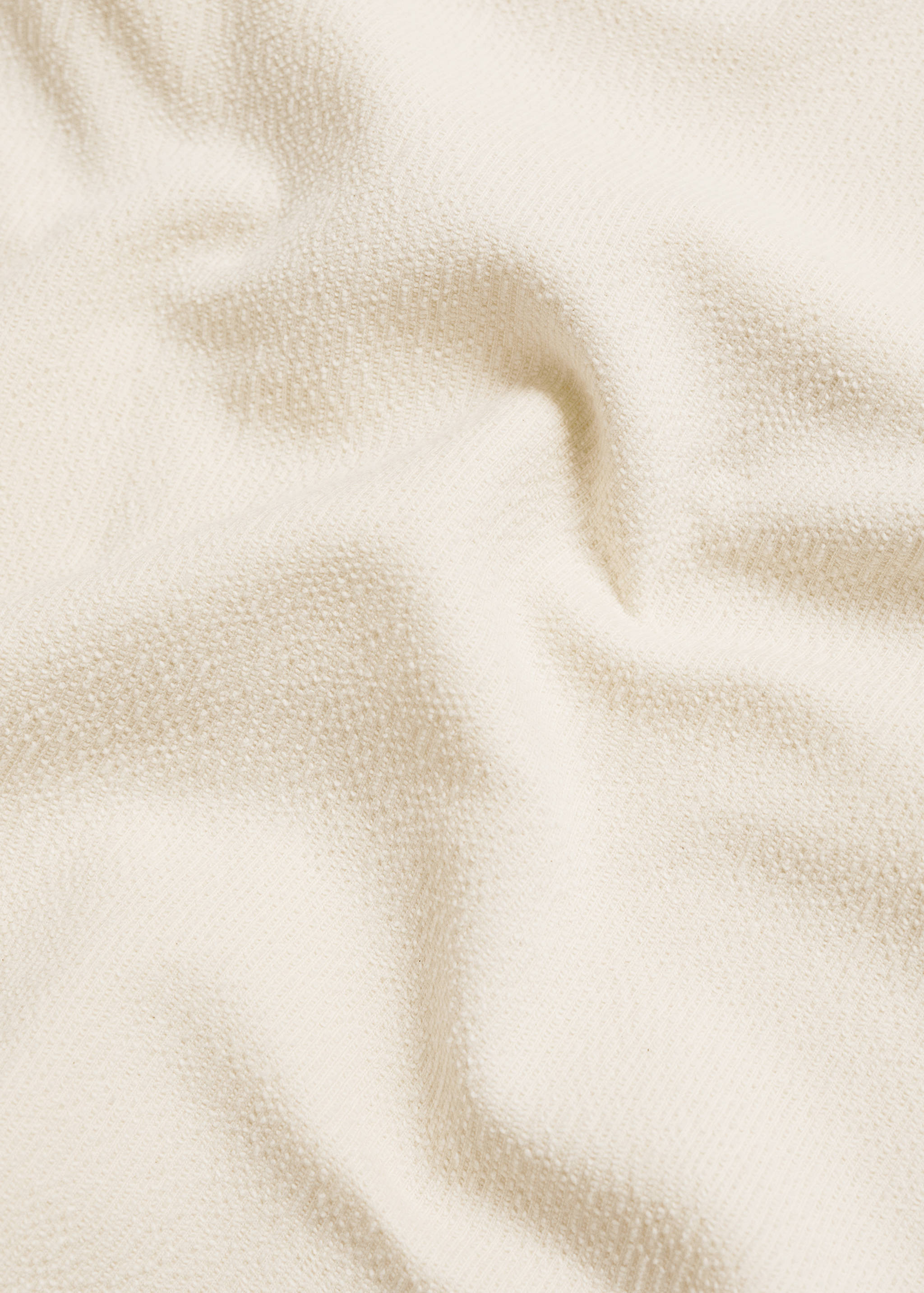 常规版型纹理棉质Polo衫 - null