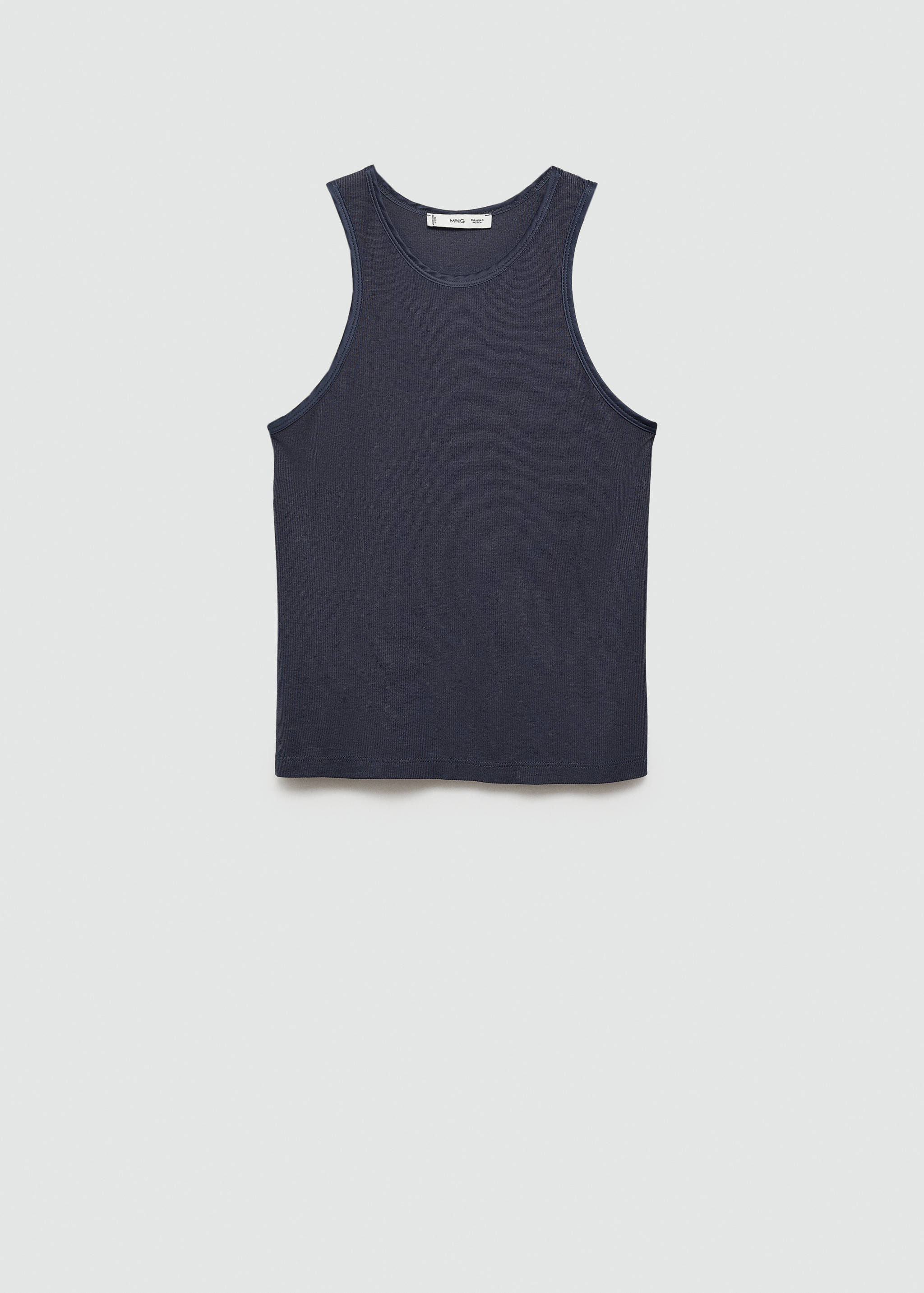 Top with satin details - Article without model