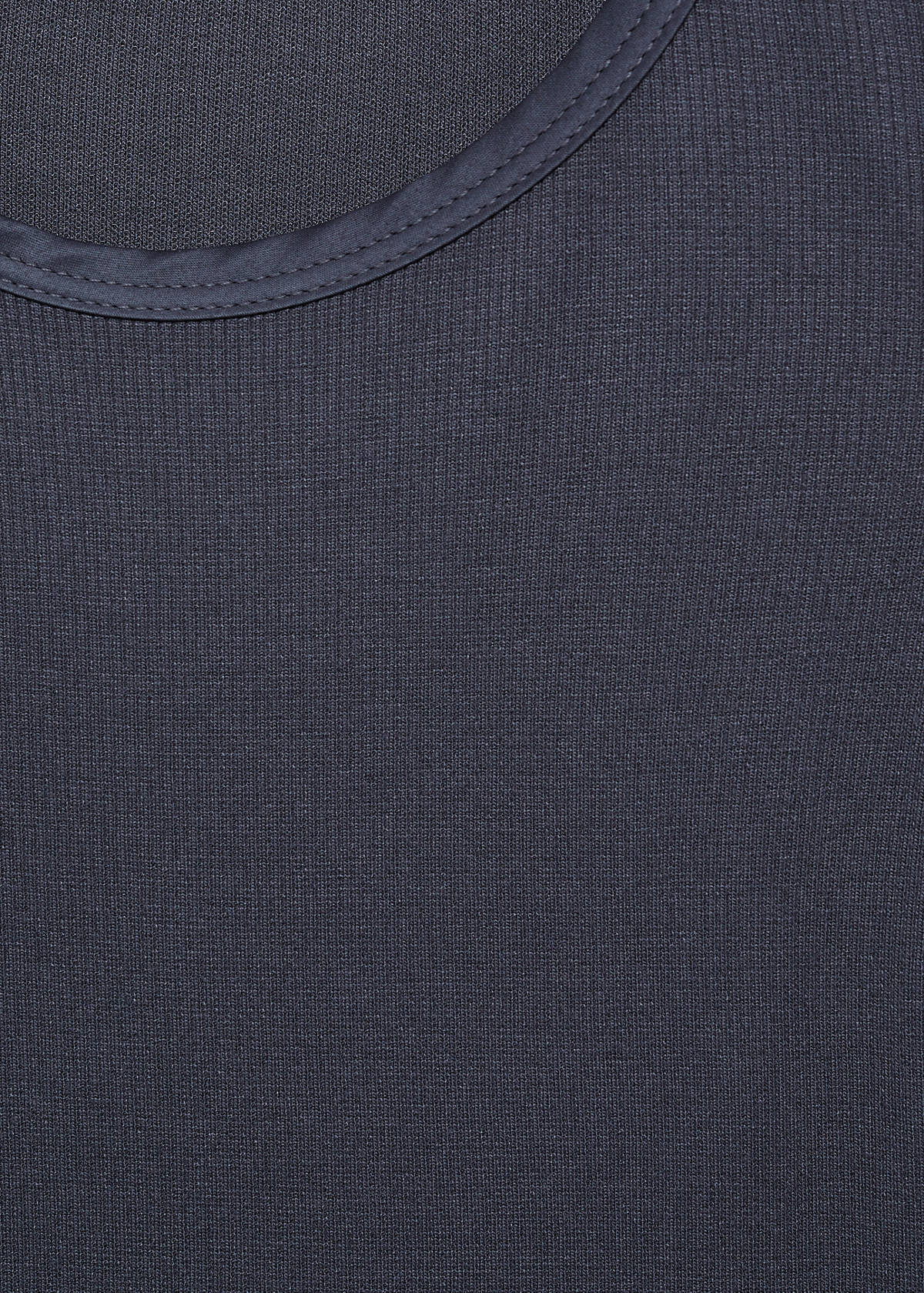 Top with satin details — Petrol Blue
