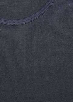 Top with satin details — Petrol Blue 6