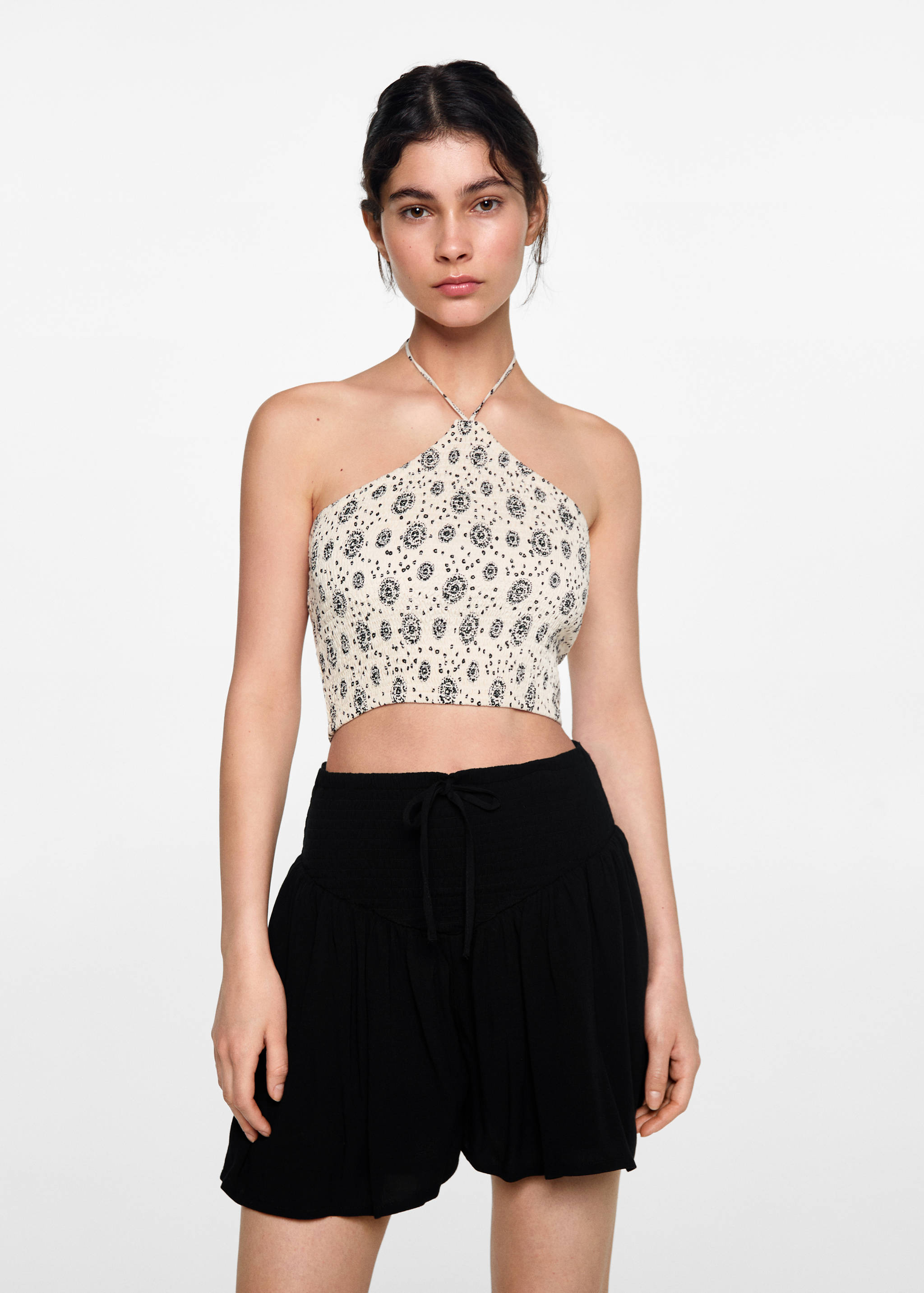 Gathered skort - Medium plane