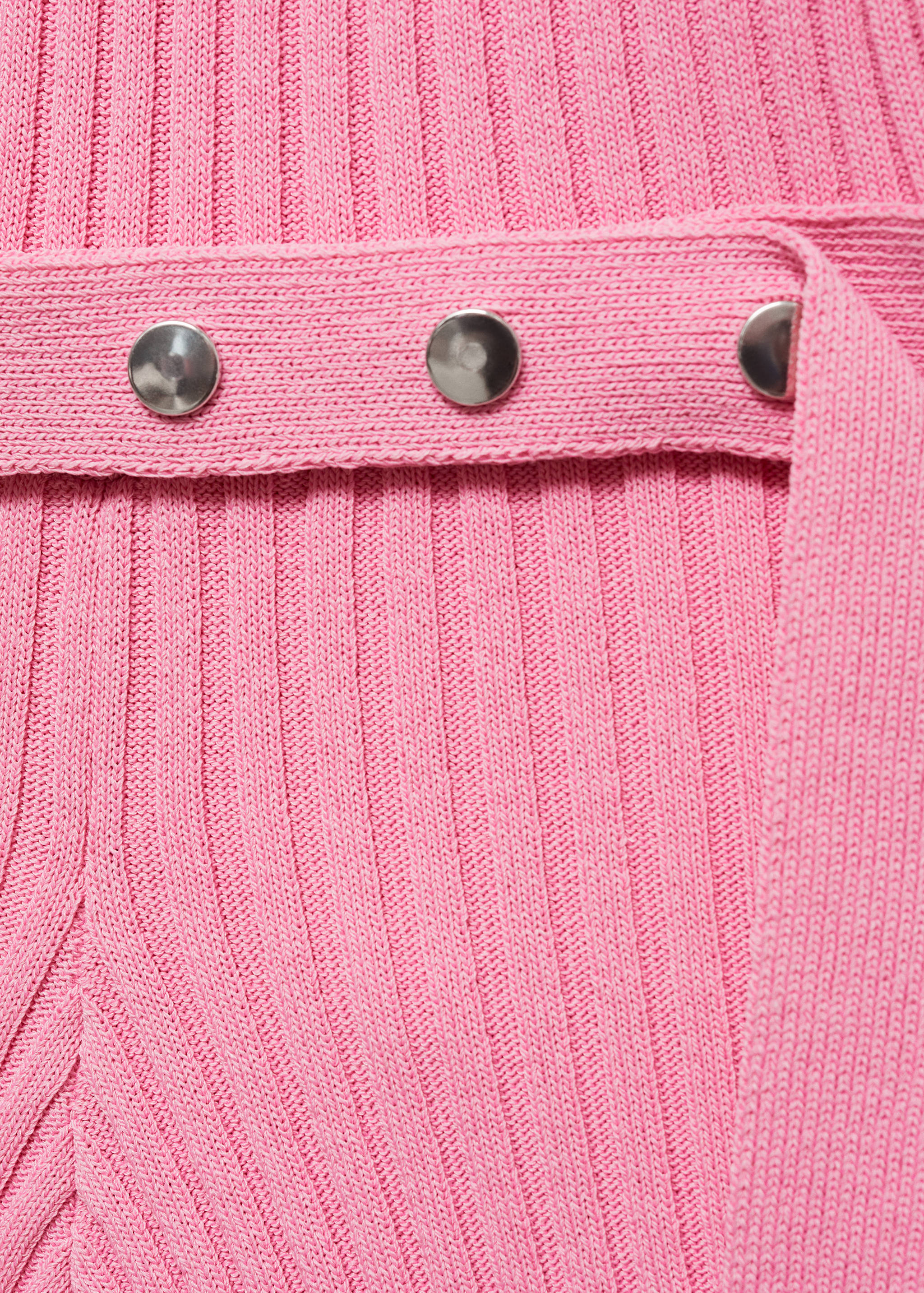 Belt knitted jumpsuit - Details of the article 8
