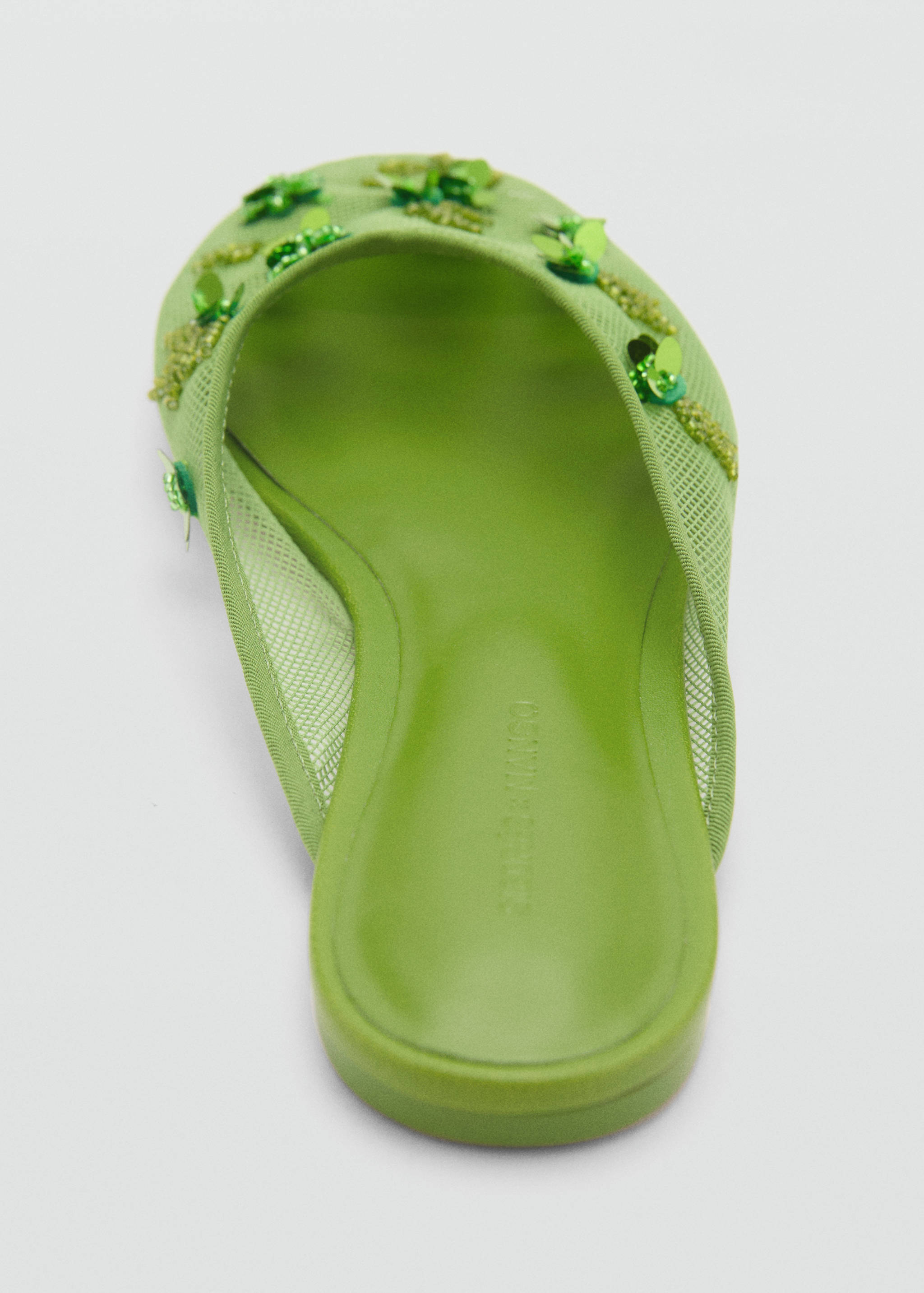 حذاء شبكي مطرز بالخرز - تفاصيل المنتج 1